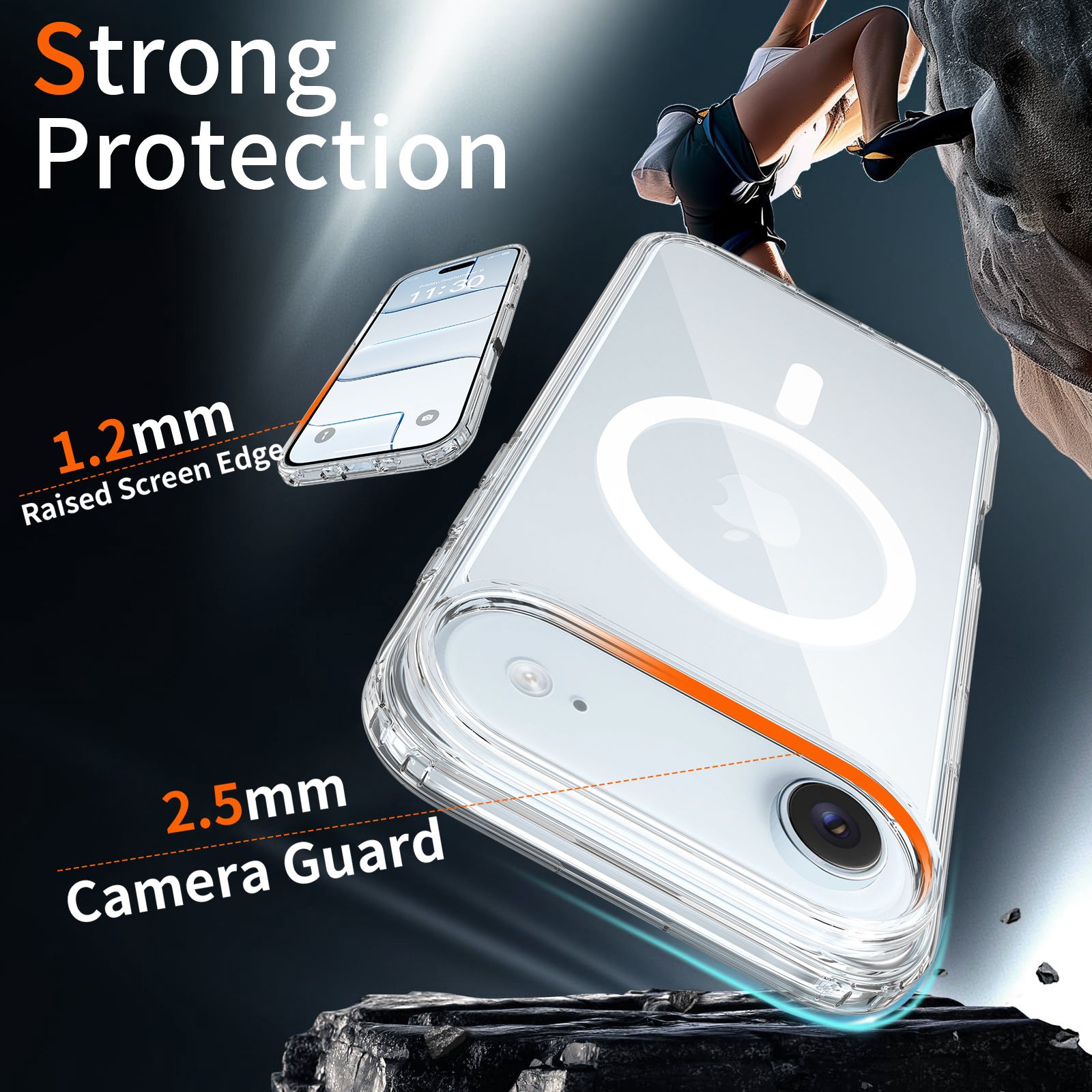 Aero 1.5MM Anti-Scratch MagSafe Clear Case — 68