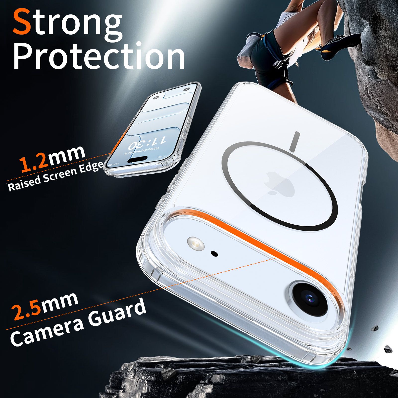 Aero 1.5MM Anti-Scratch MagSafe Clear Case — 53