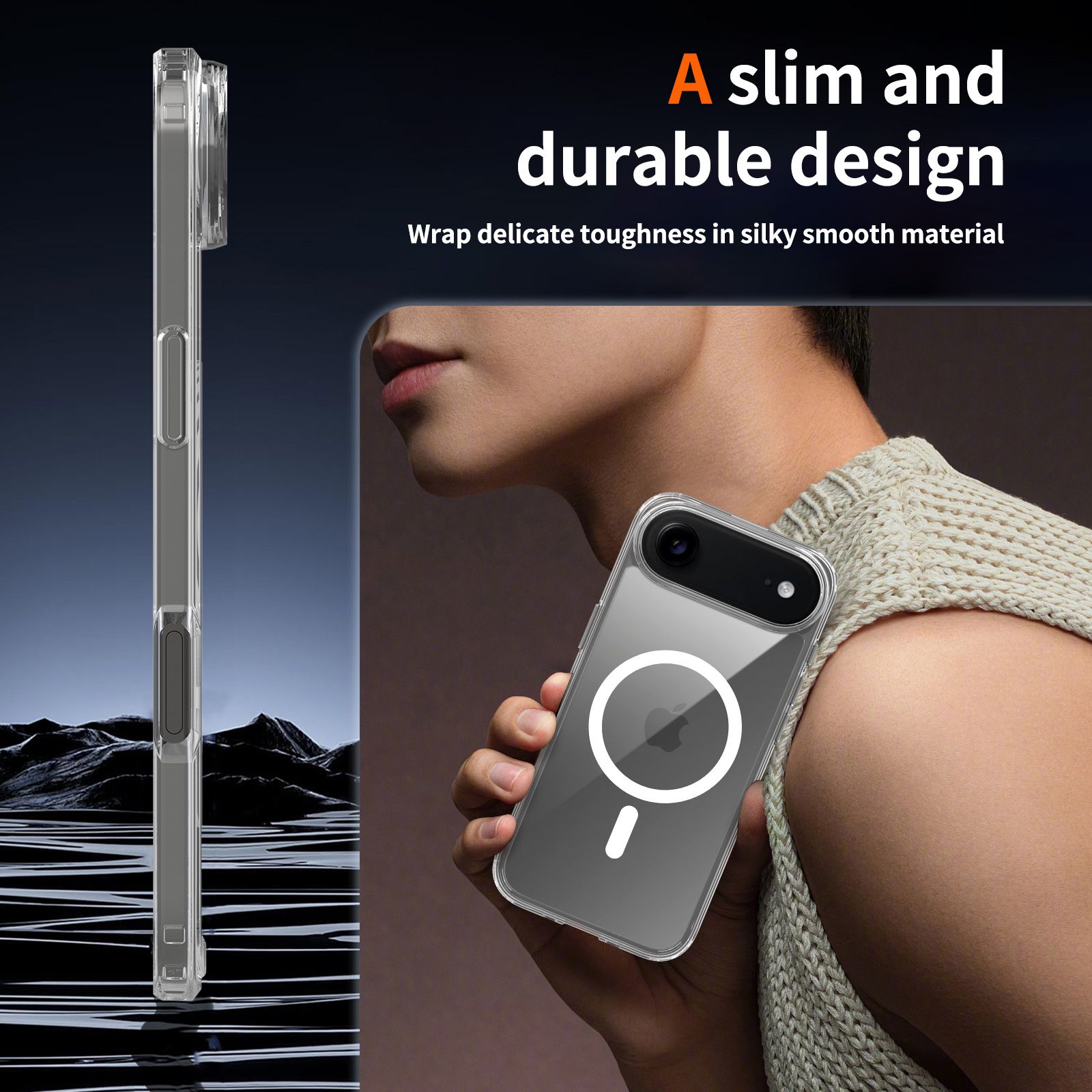 Aero 1.5MM Anti-Scratch MagSafe Clear Case — 40