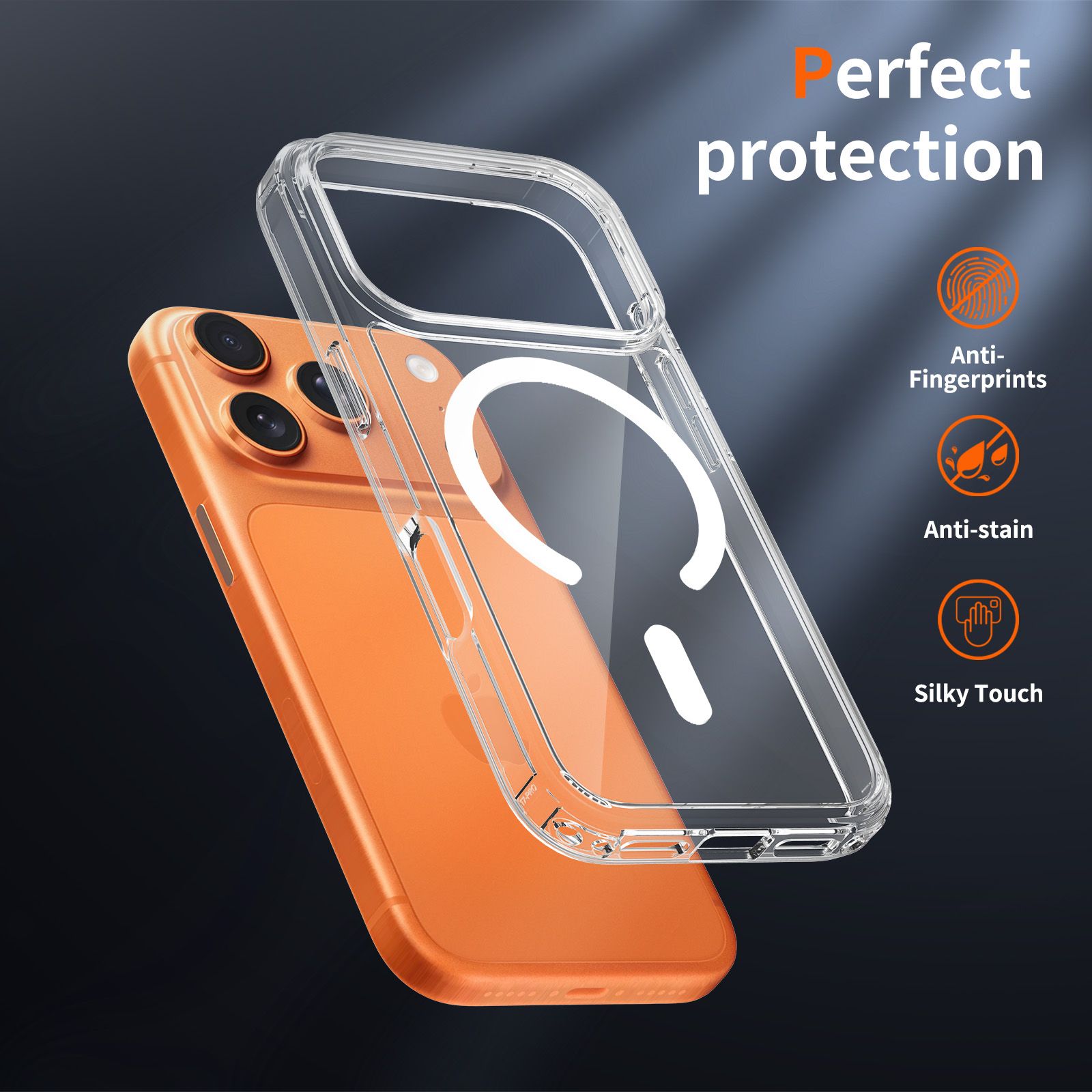 Aero 1.5MM Anti-Scratch MagSafe Clear Case — 100