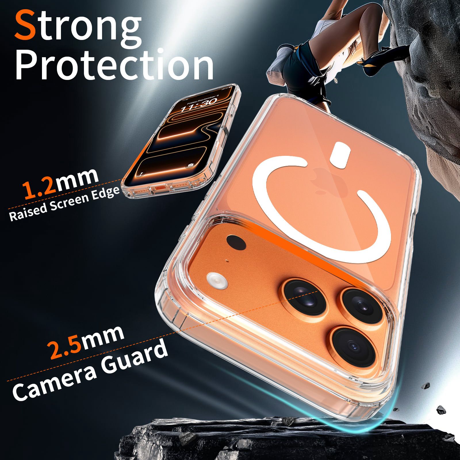 Aero 1.5MM Anti-Scratch MagSafe Clear Case — 102