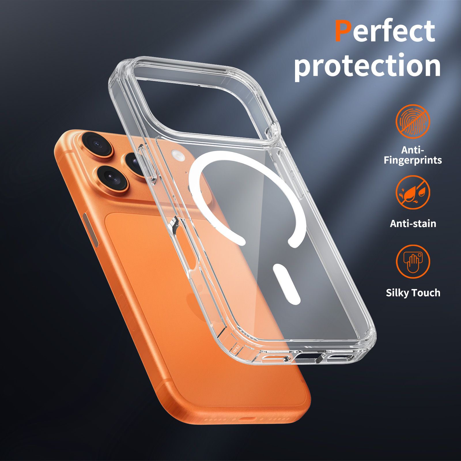 Aero 1.5MM Anti-Scratch MagSafe Clear Case — 73