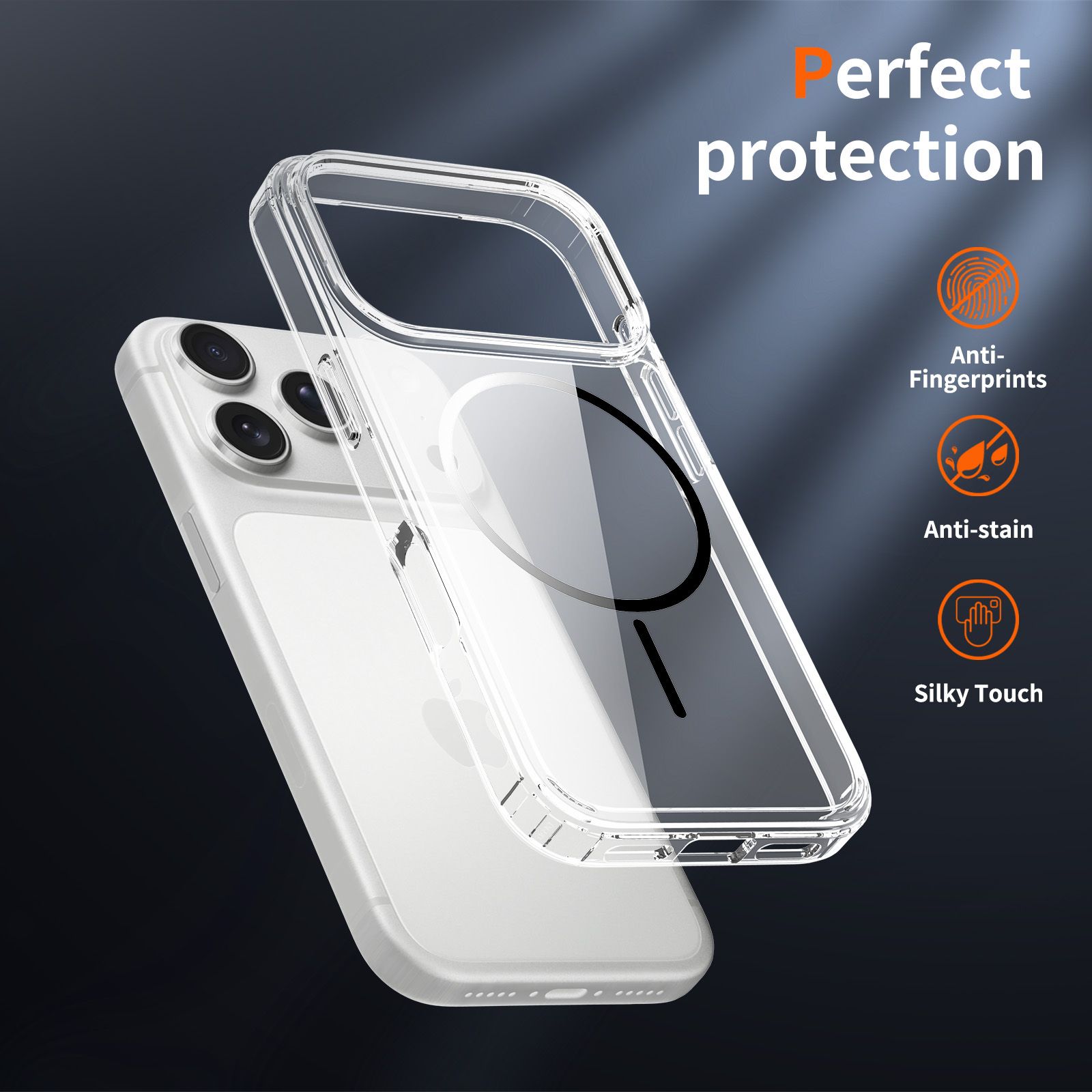 Aero 1.5MM Anti-Scratch MagSafe Clear Case — 86