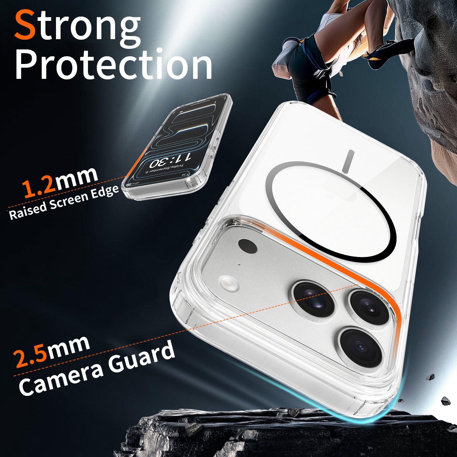 Aero 1.5MM Anti-Scratch MagSafe Clear Case — 88