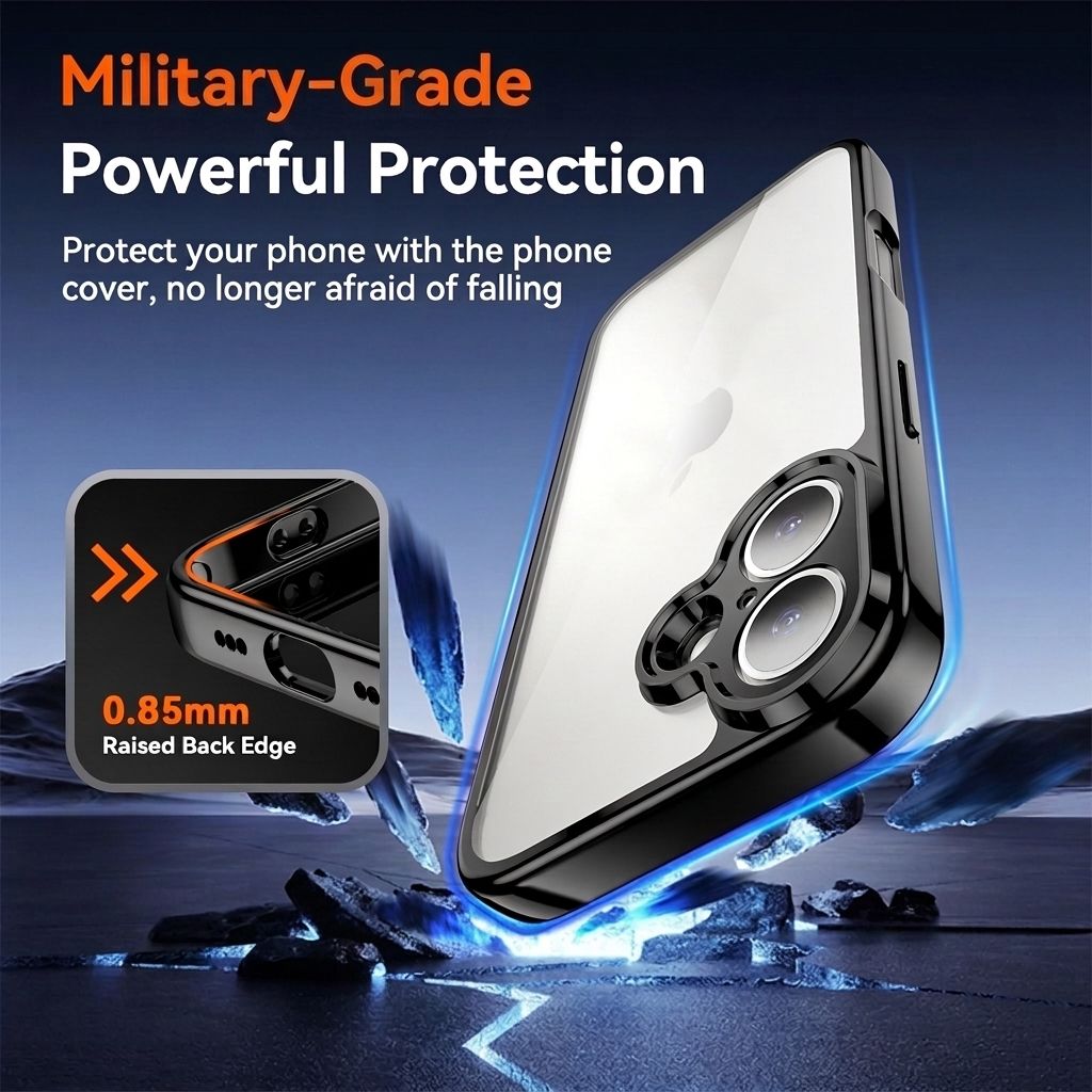 Aero Shield 1.5MM Precise Camera Cutout Clear Case — 15