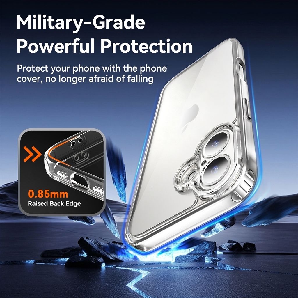Aero Shield 1.5MM Precise Camera Cutout Clear Case — 11
