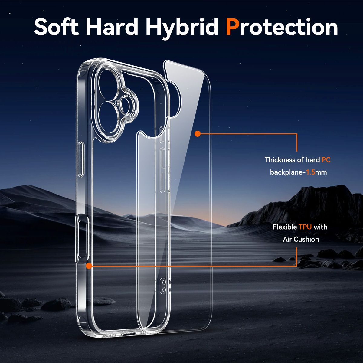 Aero Shield 1.5MM Precise Camera Cutout Clear Case — 12