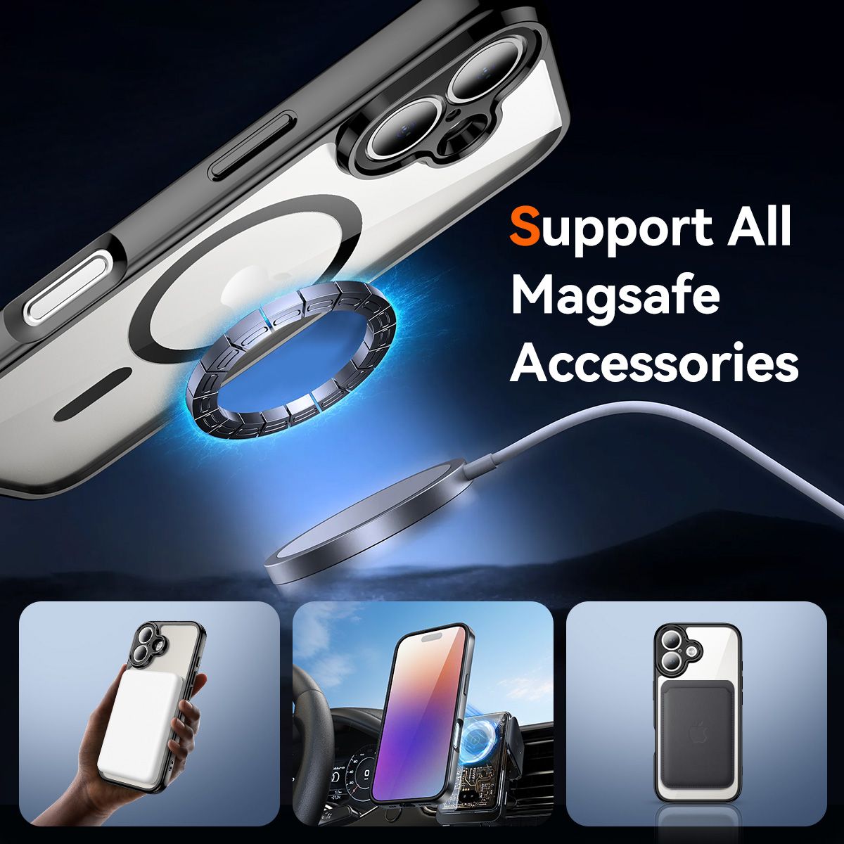 Aero Shield 1.5MM MagSafe Precise Camera Cutout Clear Case — 20