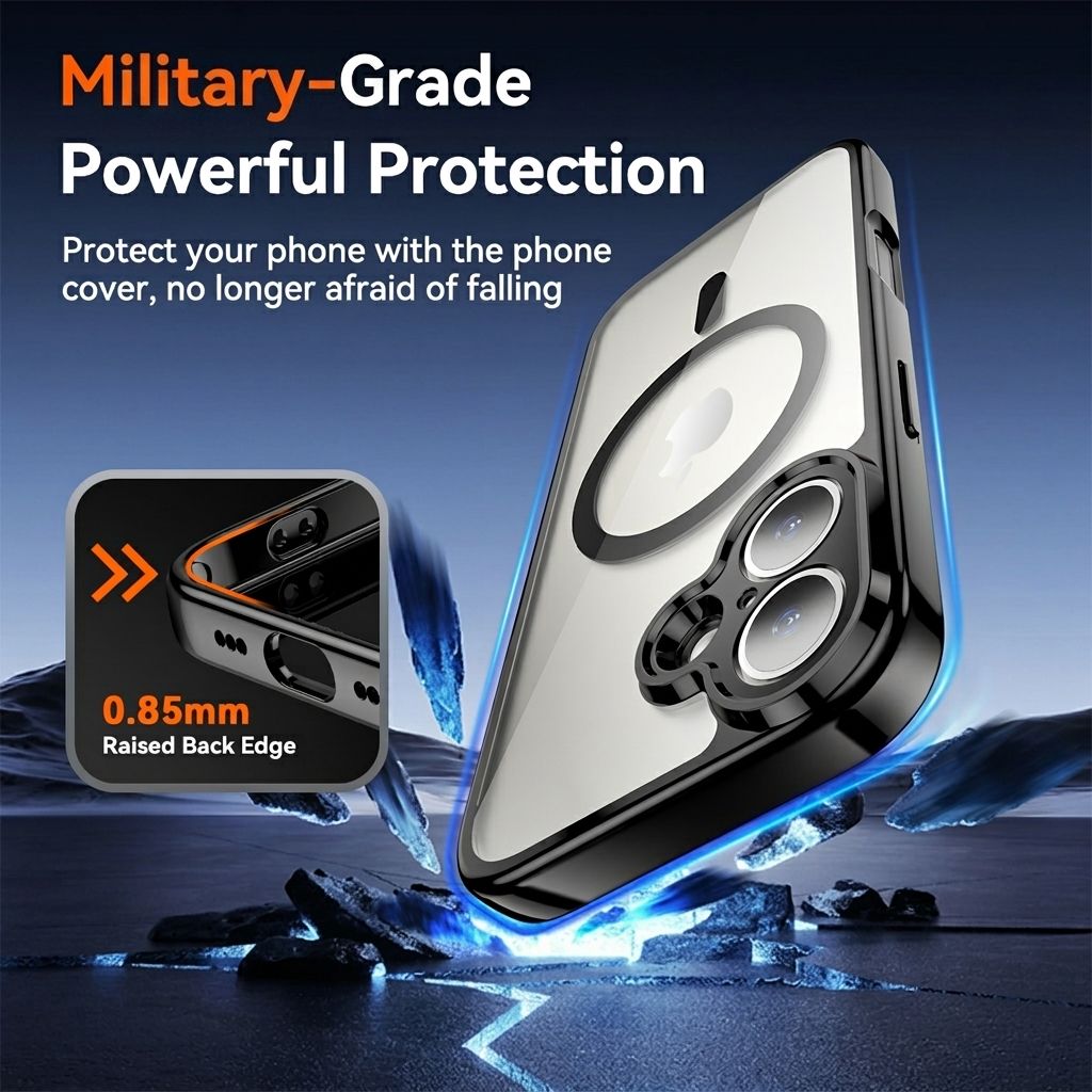 Aero Shield 1.5MM MagSafe Precise Camera Cutout Clear Case — 21