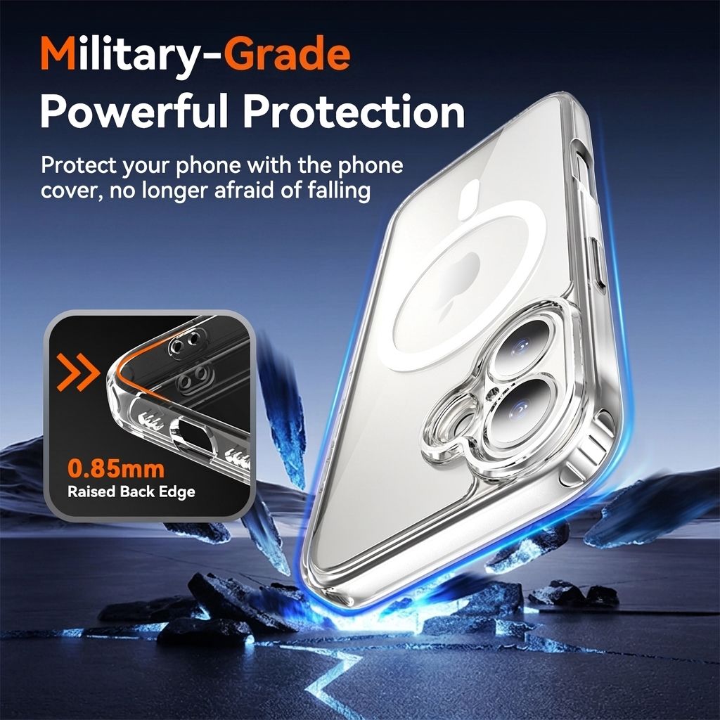 Aero Shield 1.5MM MagSafe Precise Camera Cutout Clear Case — 11