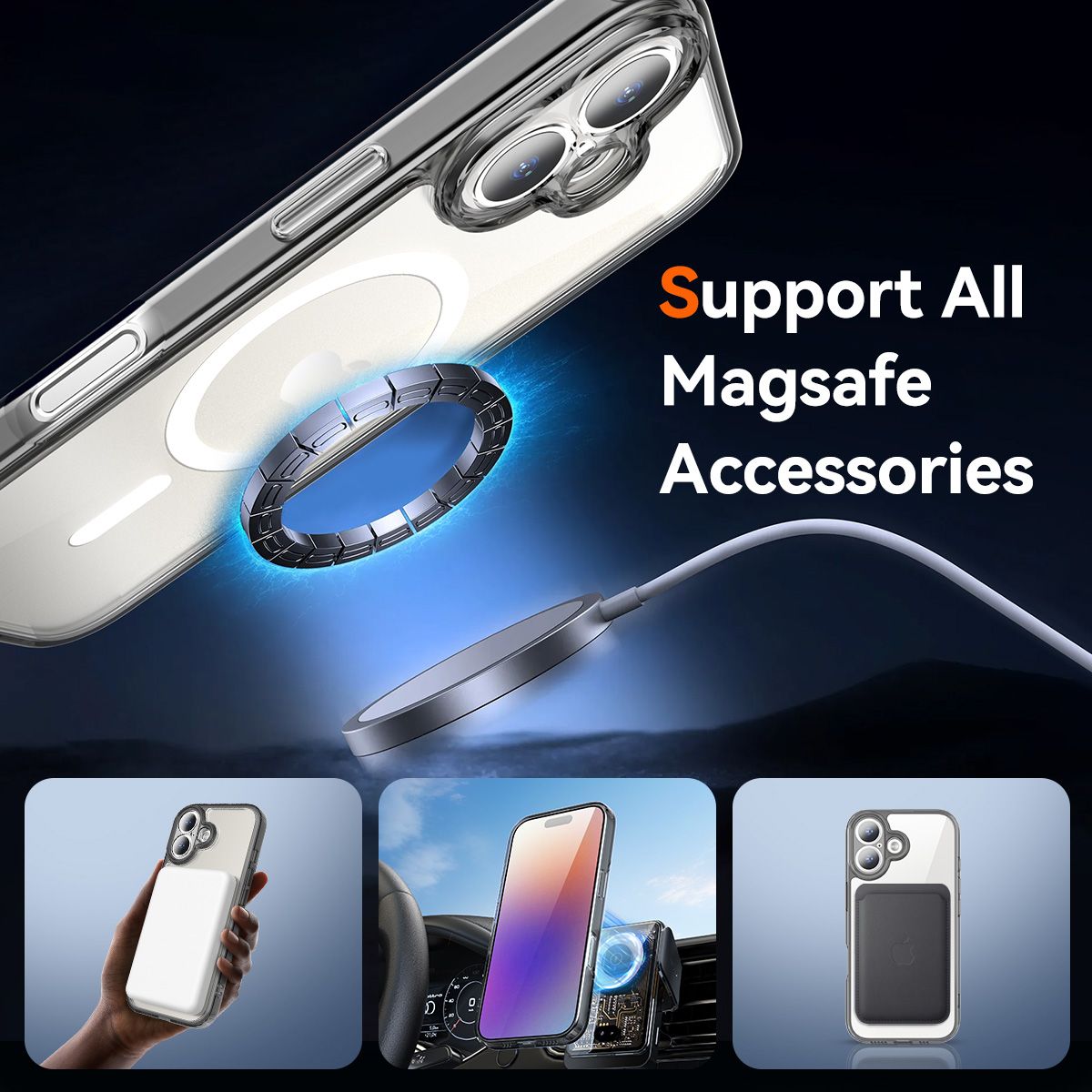 Aero Shield 1.5MM MagSafe Precise Camera Cutout Clear Case — 27