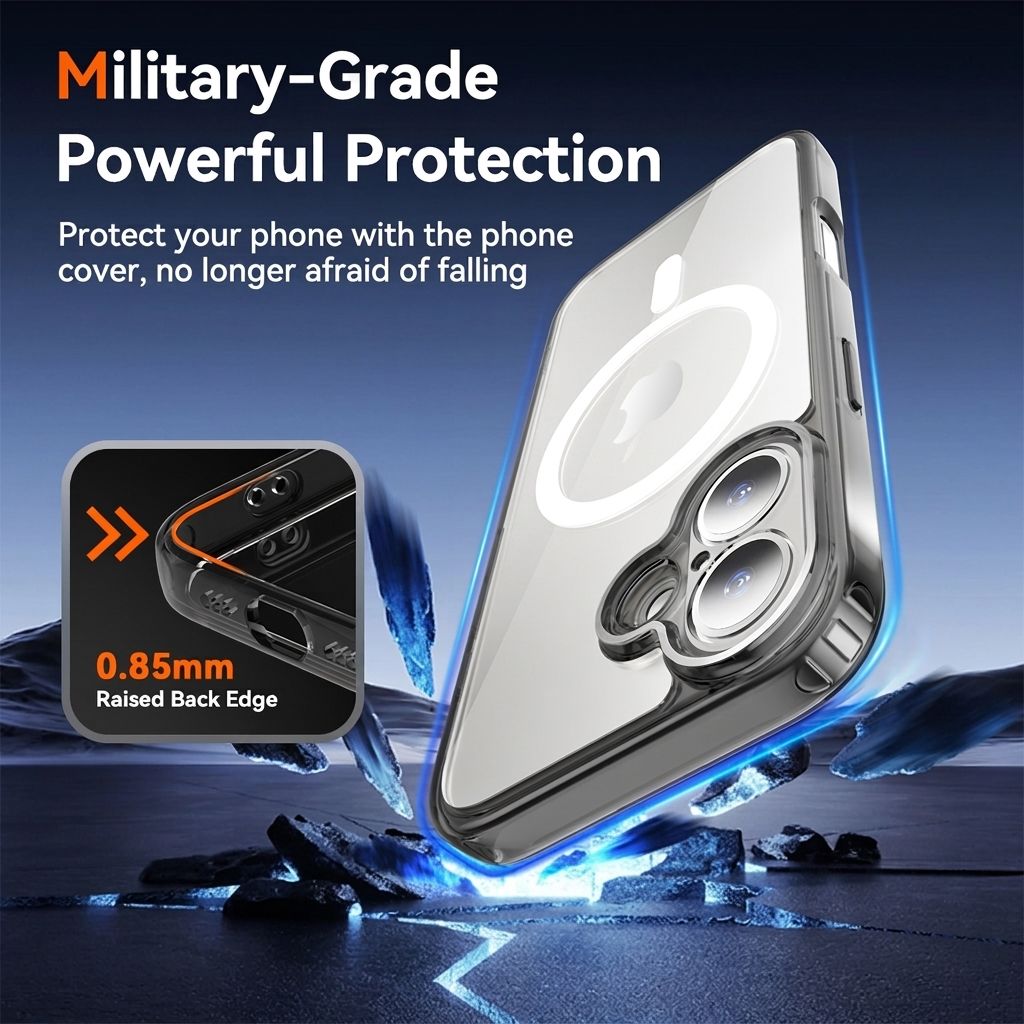 Aero Shield 1.5MM MagSafe Precise Camera Cutout Clear Case — 28