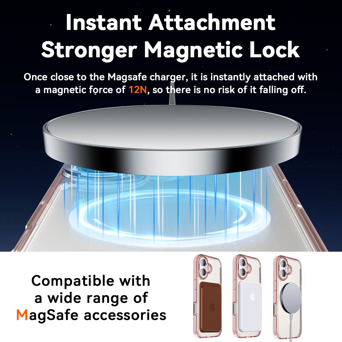 Aero Shield 1.5MM MagSafe Precise Camera Cutout Clear Case — 40
