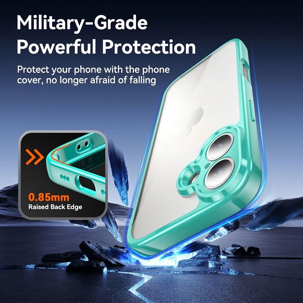 Aero Shield 1.5MM Precise Camera Cutout Clear Case — 27
