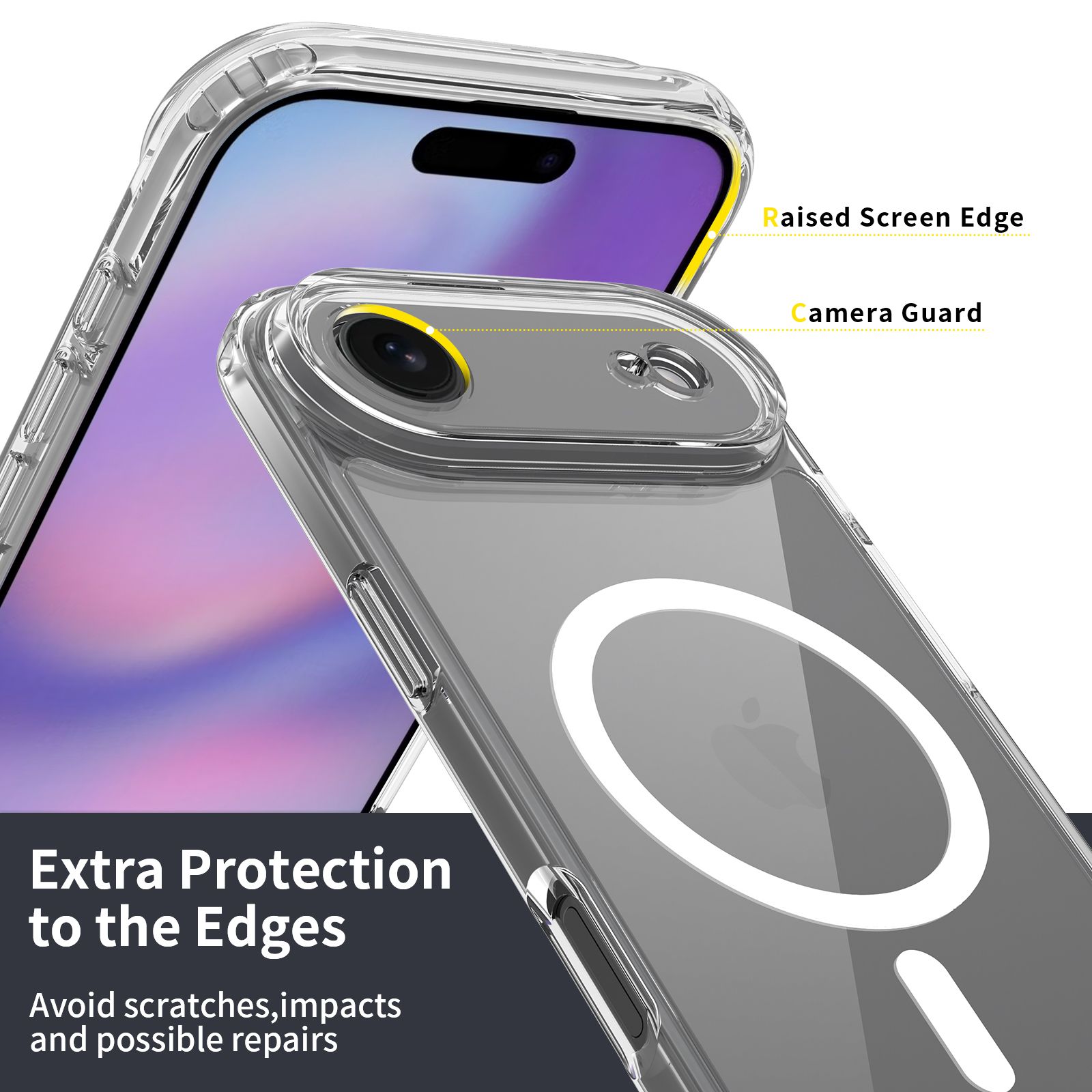 Aero Shield 1.5MM MagSafe Precise Camera Cutout Clear Case — 48