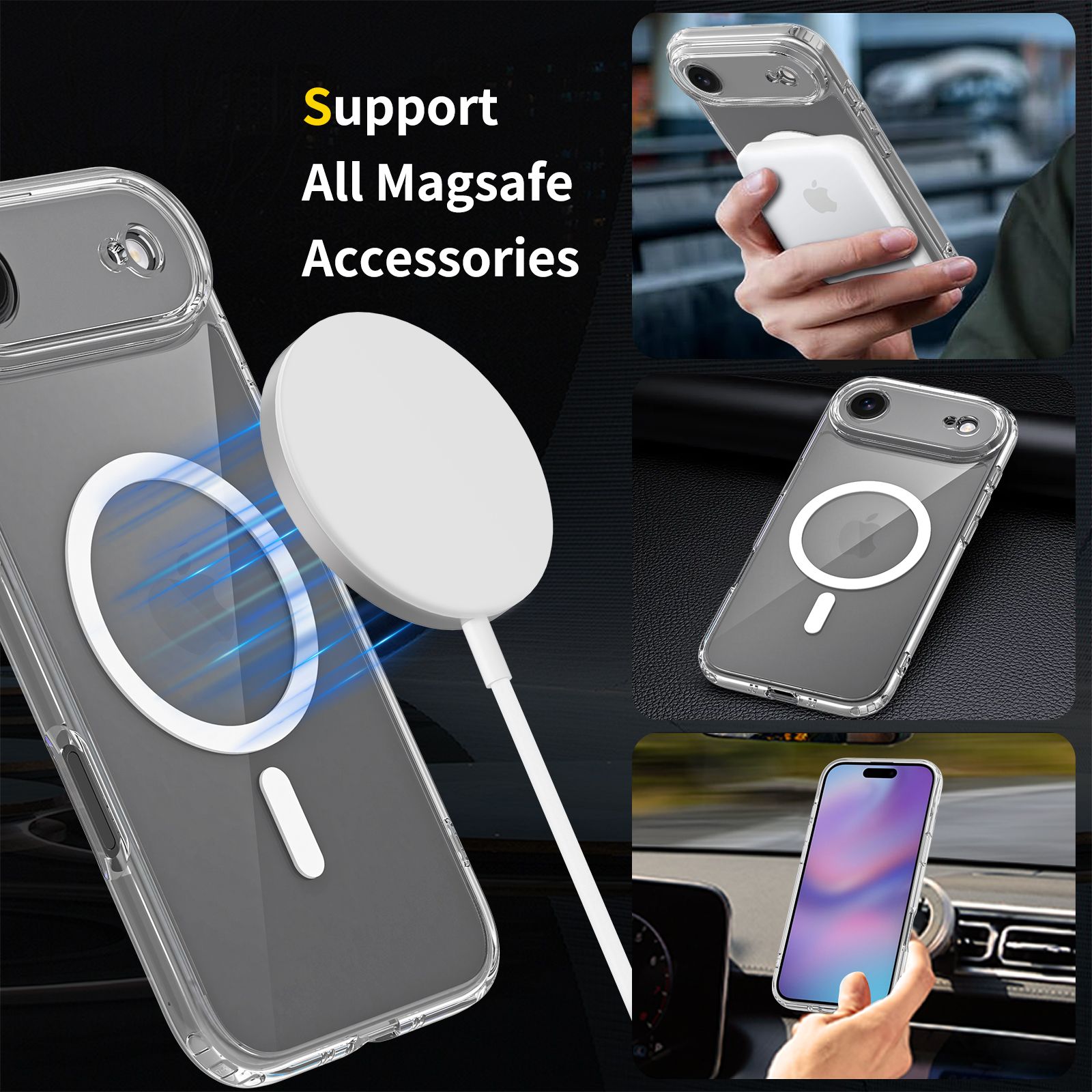 Aero Shield 1.5MM MagSafe Precise Camera Cutout Clear Case — 51
