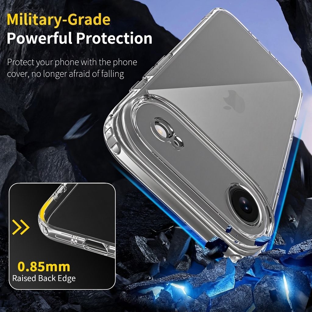 Aero Shield 1.5MM Precise Camera Cutout Clear Case — 36