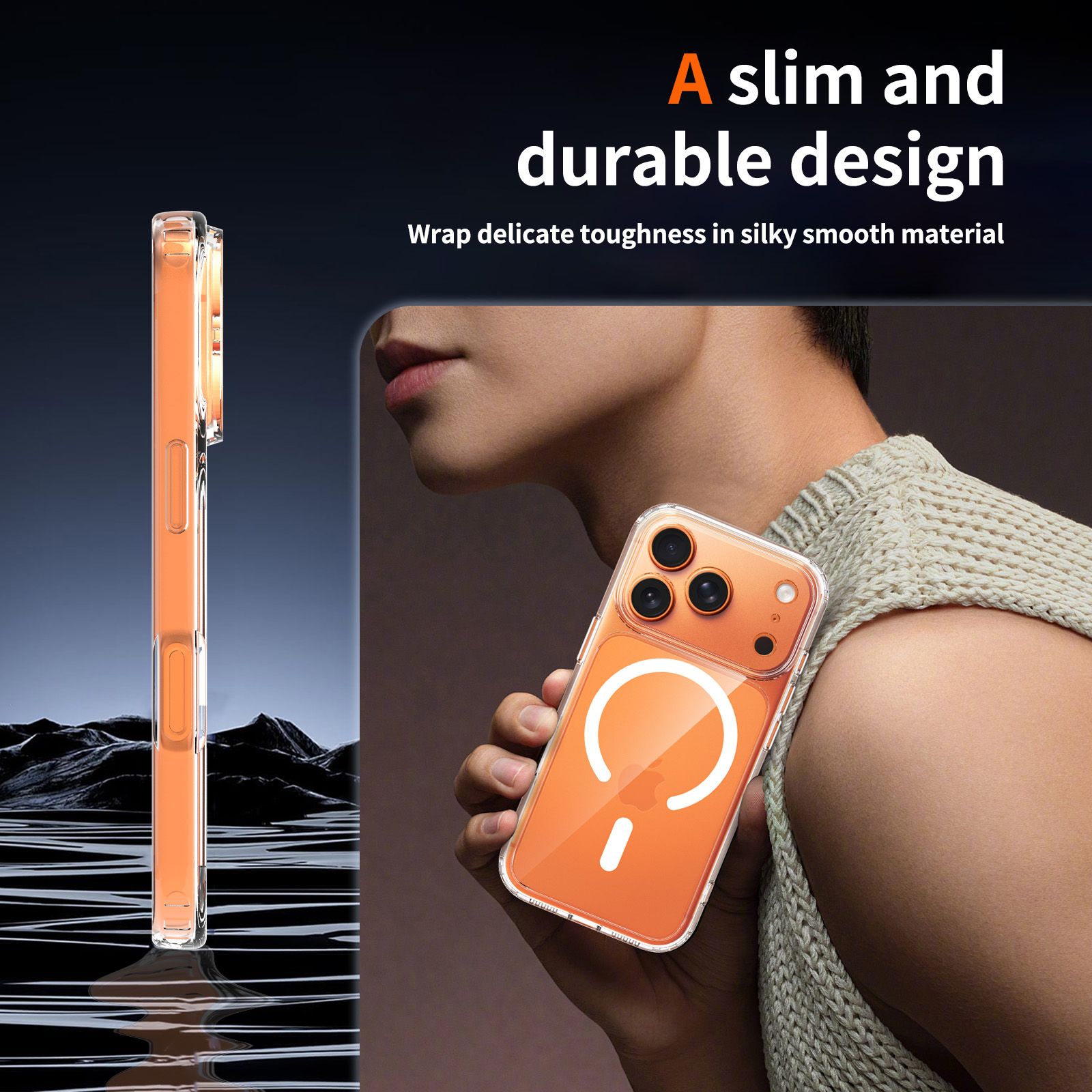 Aero Shield 1.5MM MagSafe Precise Camera Cutout Clear Case — 74