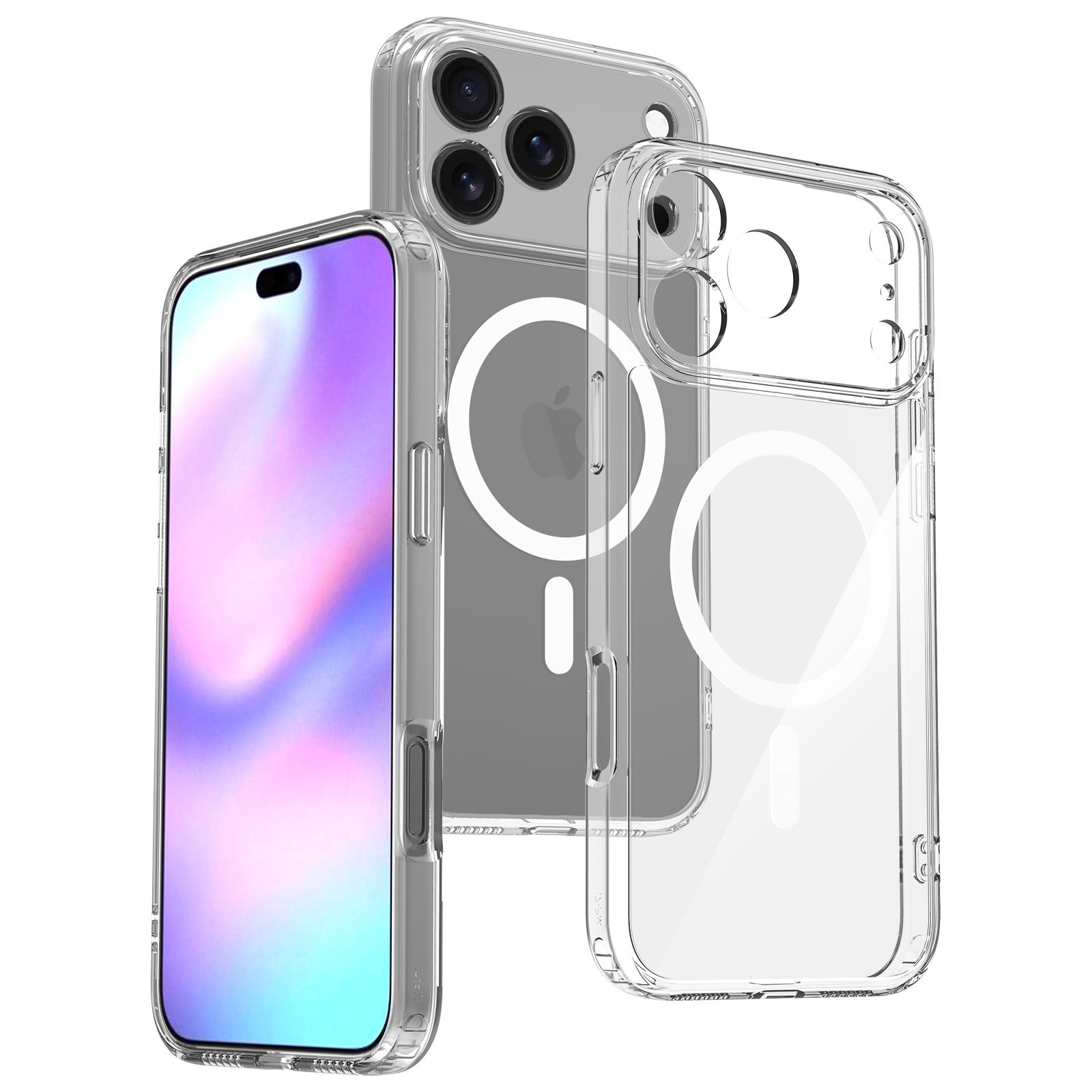 Aero Shield 1,5 mm MagSafe Clear Case mit präzisen Kameraausschnitten