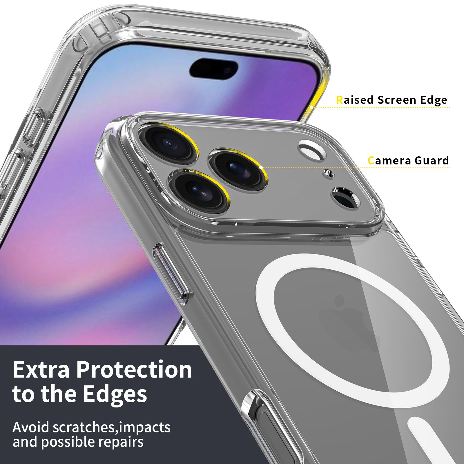 Aero Shield 1.5MM MagSafe Precise Camera Cutout Clear Case — 4