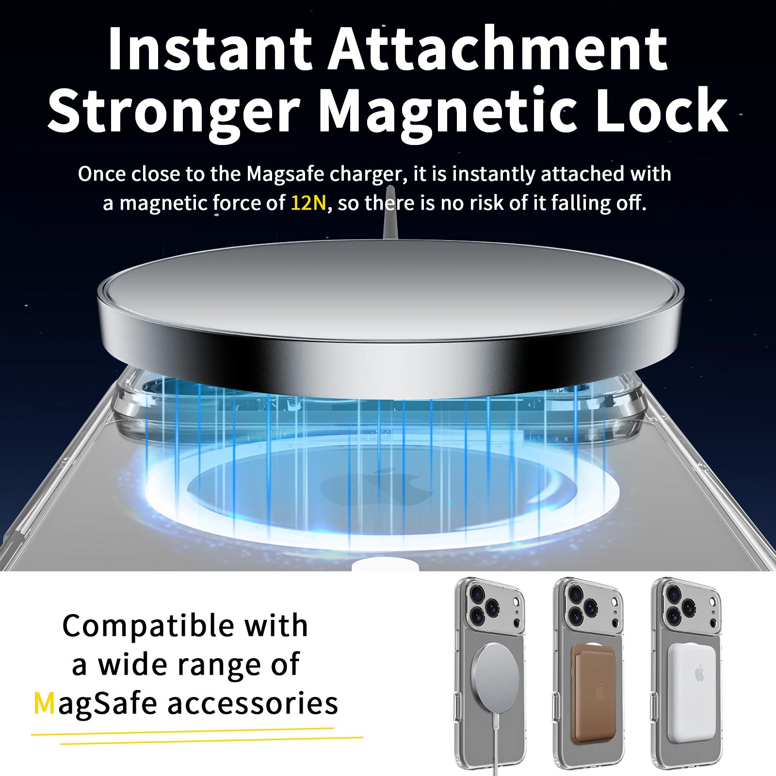 Aero Shield 1.5MM MagSafe Precise Camera Cutout Clear Case — 2