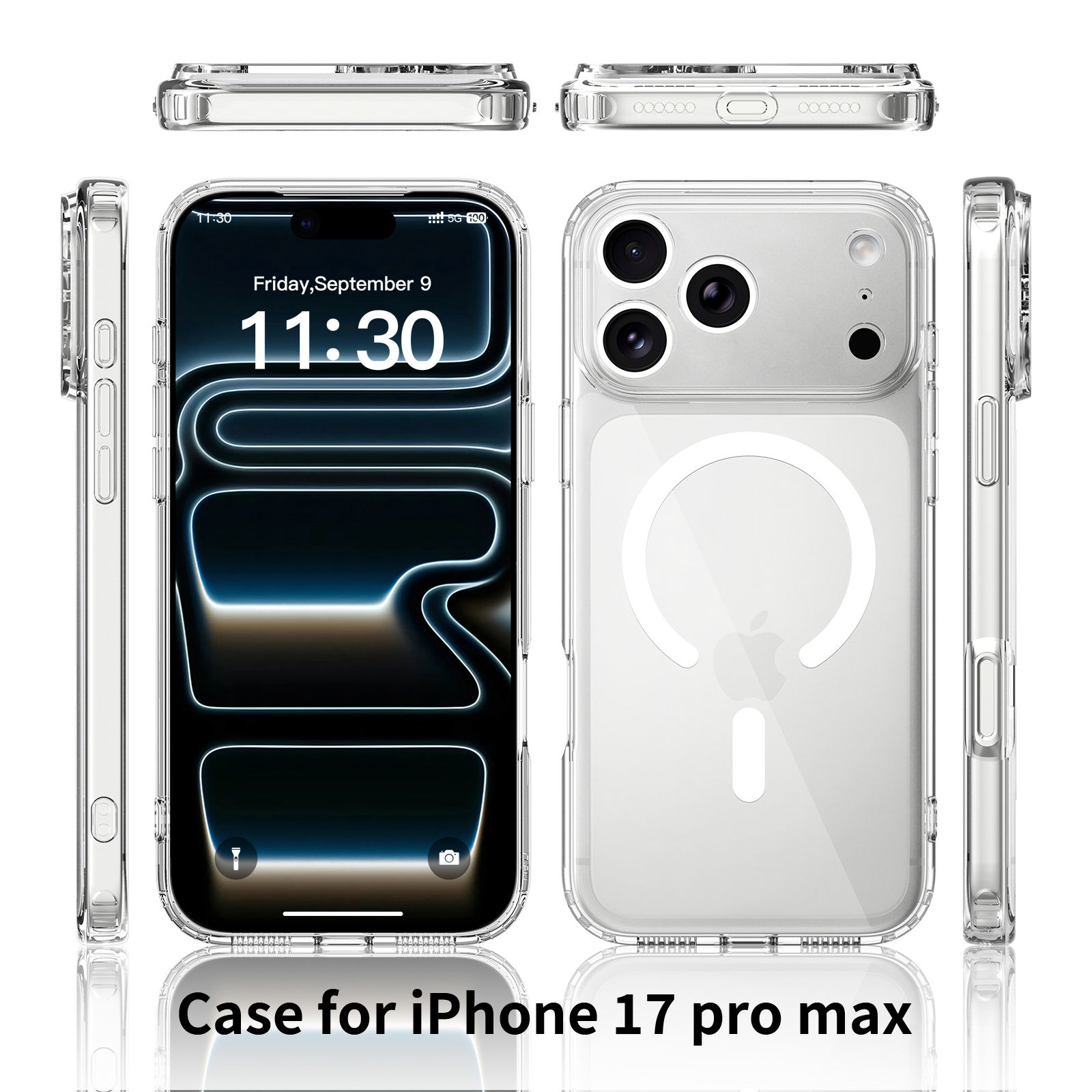 Aero Shield 1.5MM MagSafe Precise Camera Cutout Clear Case — 82