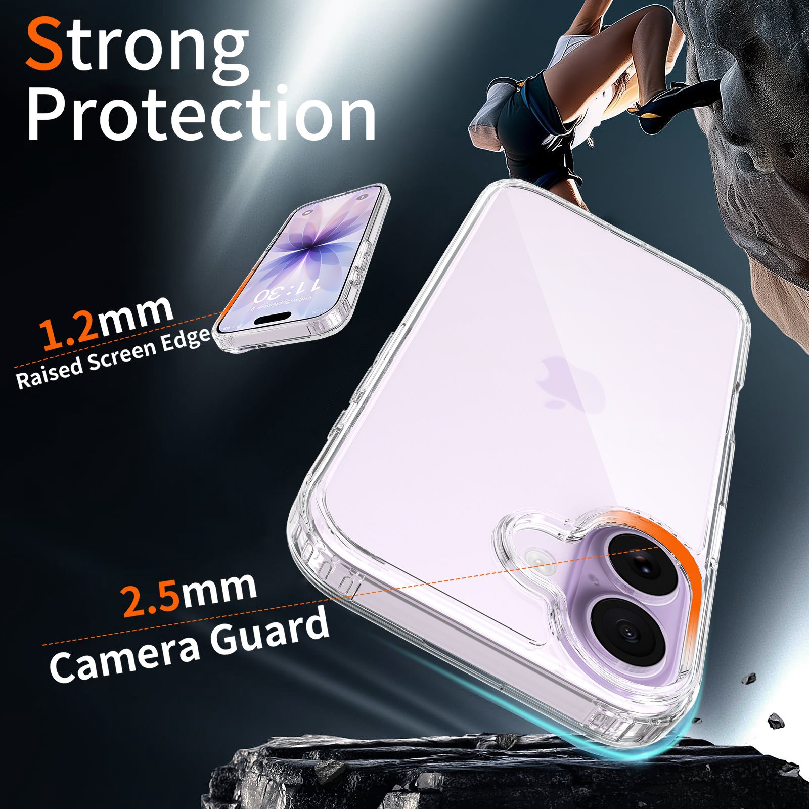 Crystal 2.0MM Anti-Scratch Clear Case — 14
