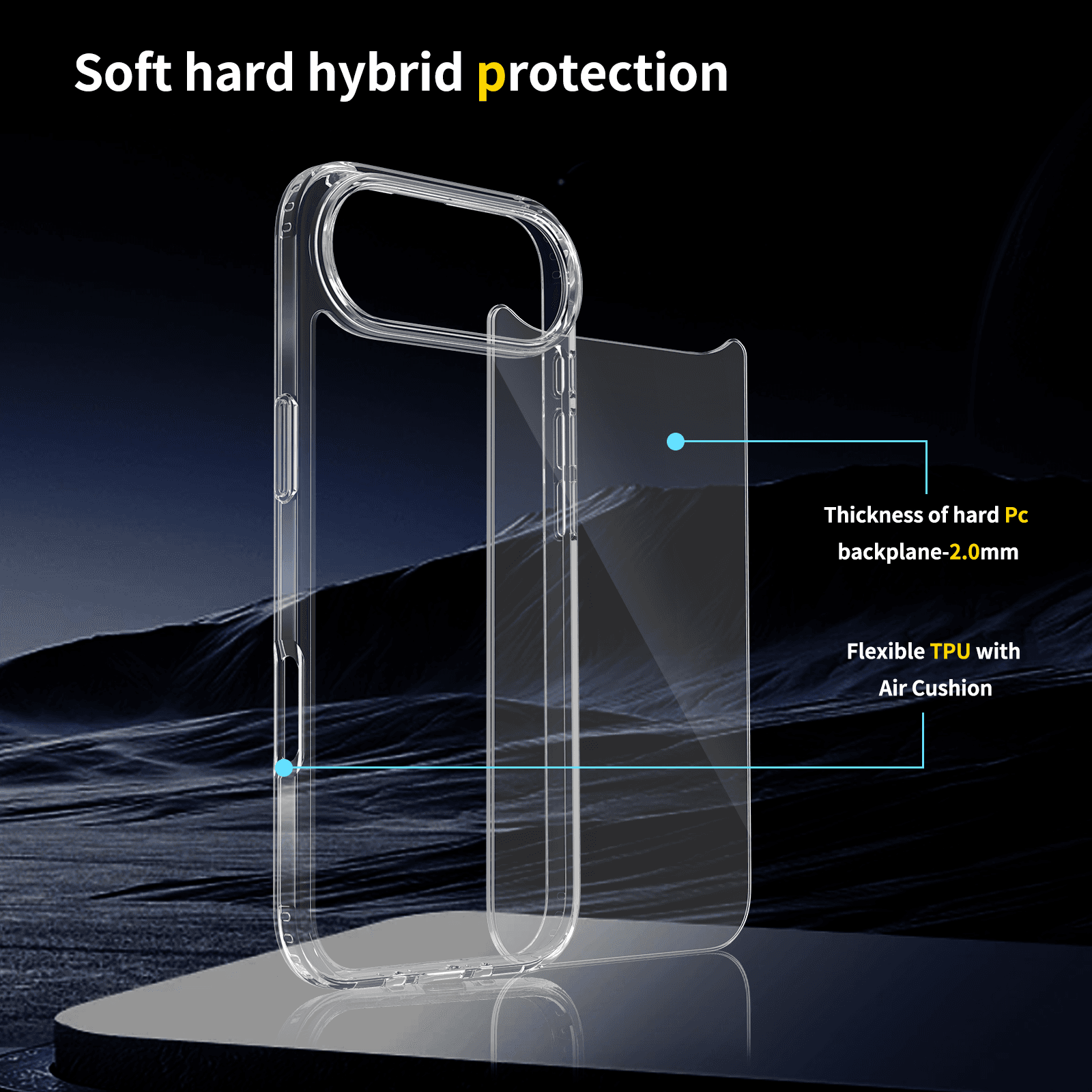 Crystal 2.0MM Anti-Scratch Clear Case — 25