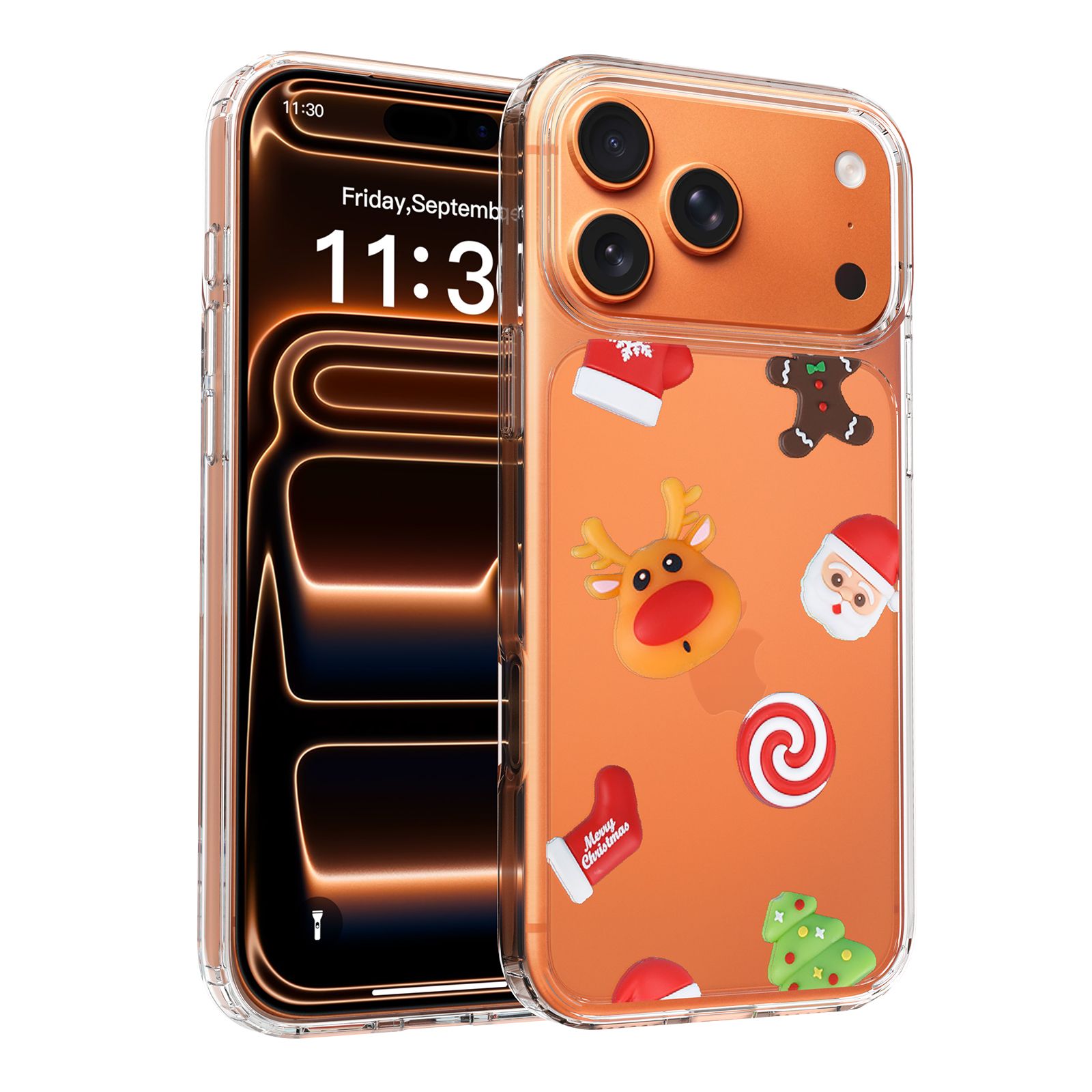 Aero Canvas 1.5MM UV Printed Christmas Clear Case — 17