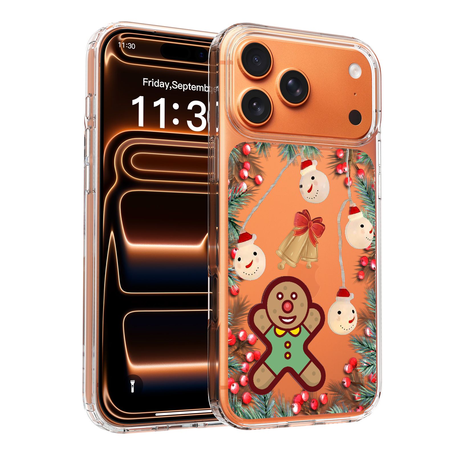 Aero Canvas 1.5MM UV Printed Christmas Clear Case — 19
