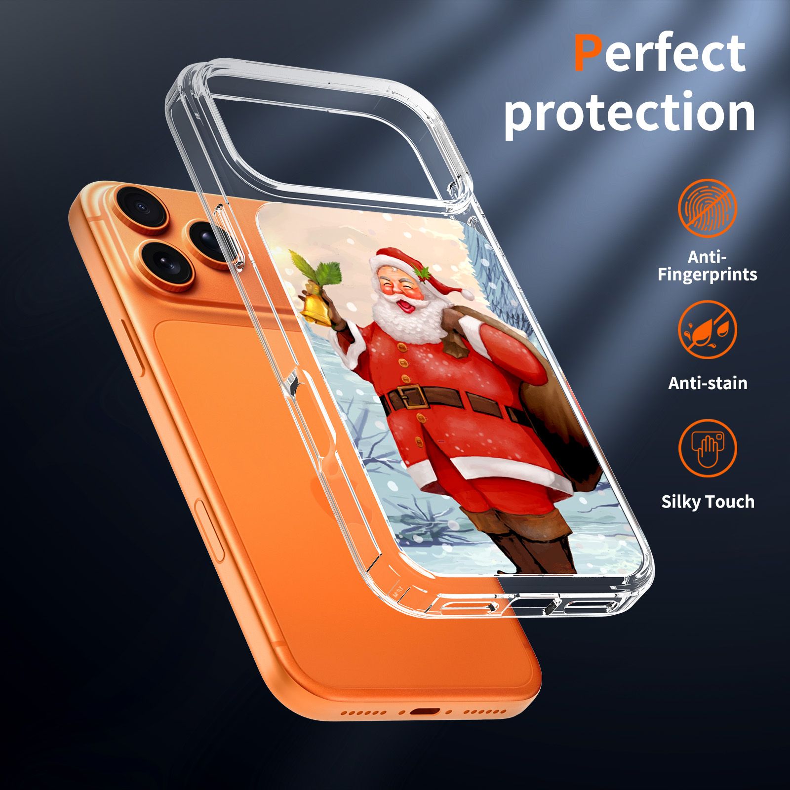 Aero Canvas 1.5MM UV Printed Christmas Clear Case — 6