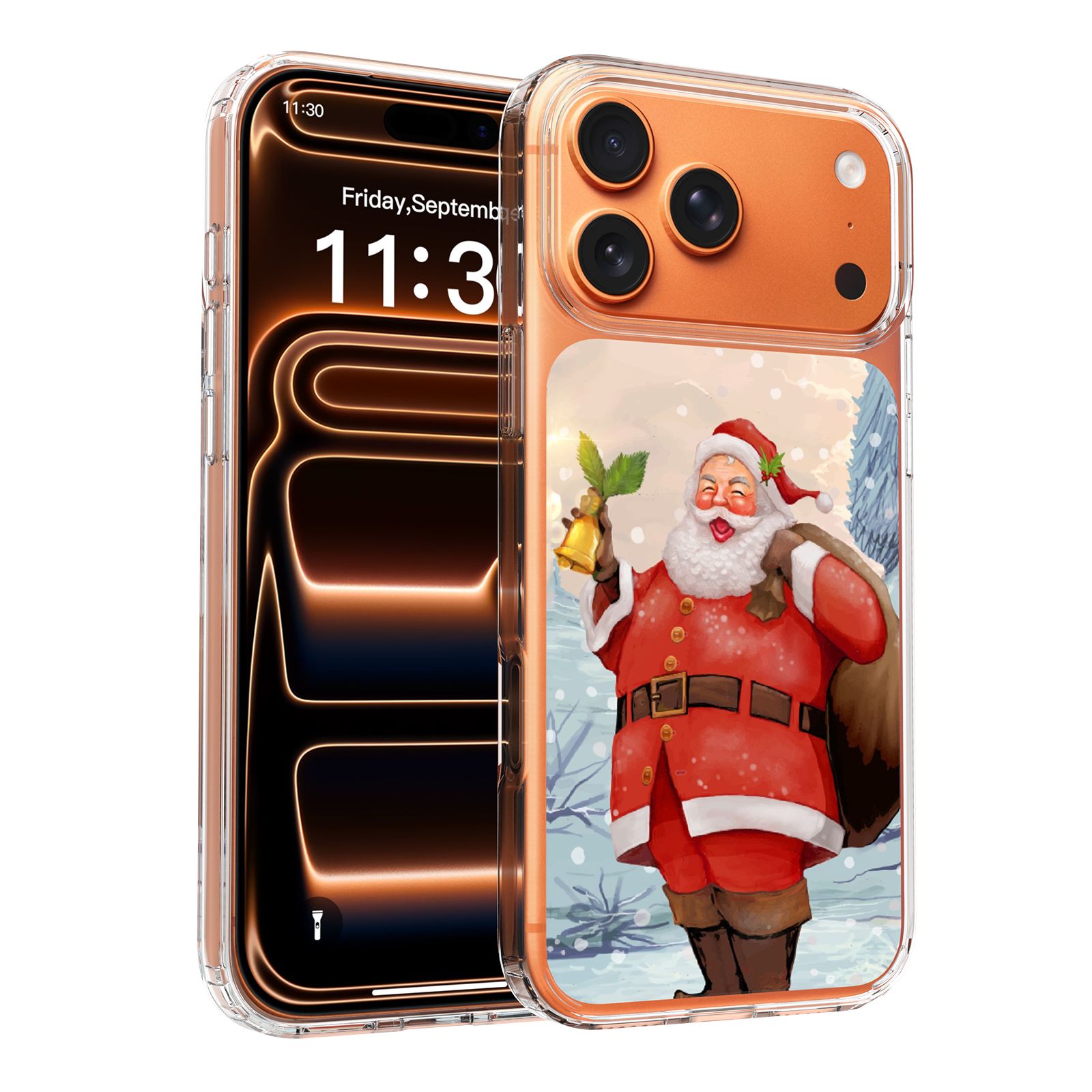 Aero Canvas 1.5MM UV Printed Christmas Clear Case — 16