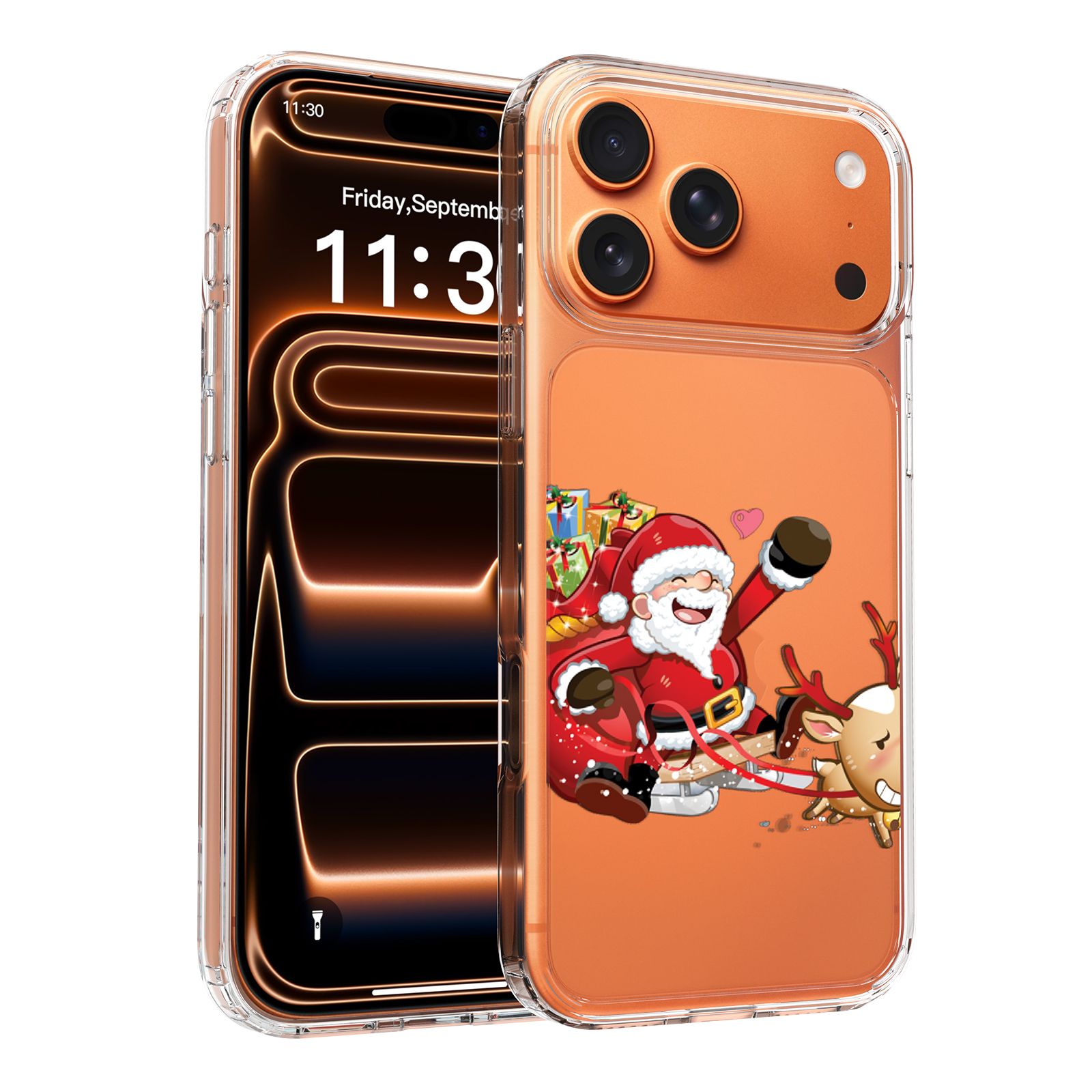 Aero Canvas 1.5MM UV Printed Christmas Clear Case — 25