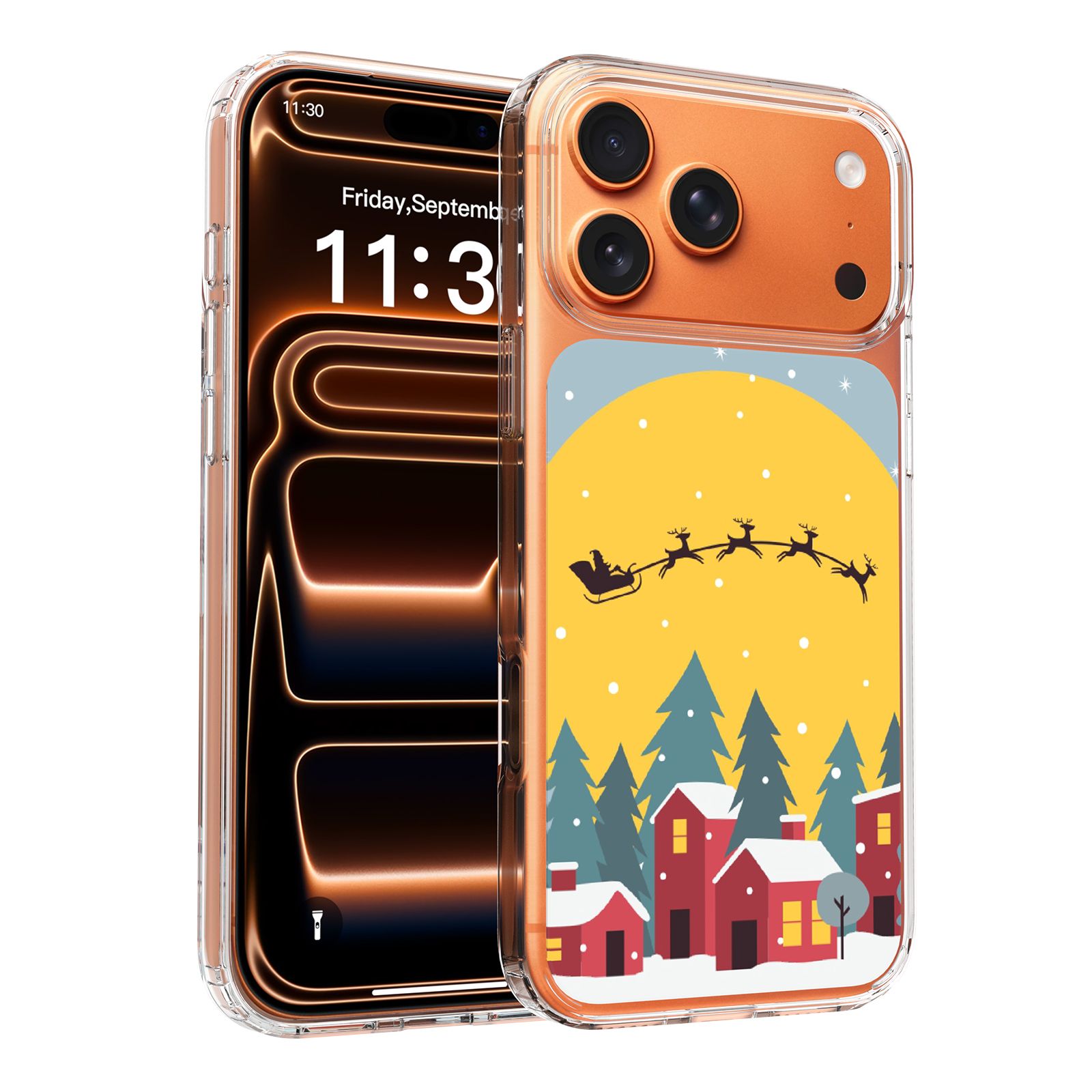 Aero Canvas 1.5MM UV Printed Christmas Clear Case — 14