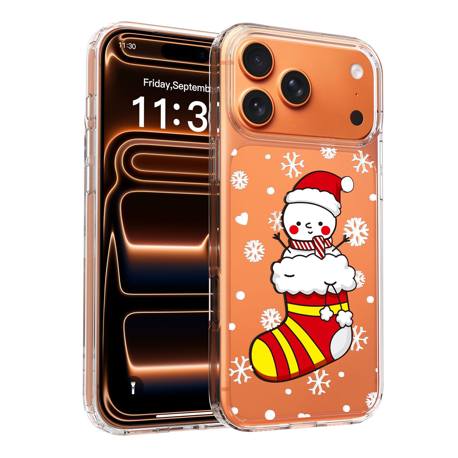 Aero Canvas 1.5MM UV Printed Christmas Clear Case — 15