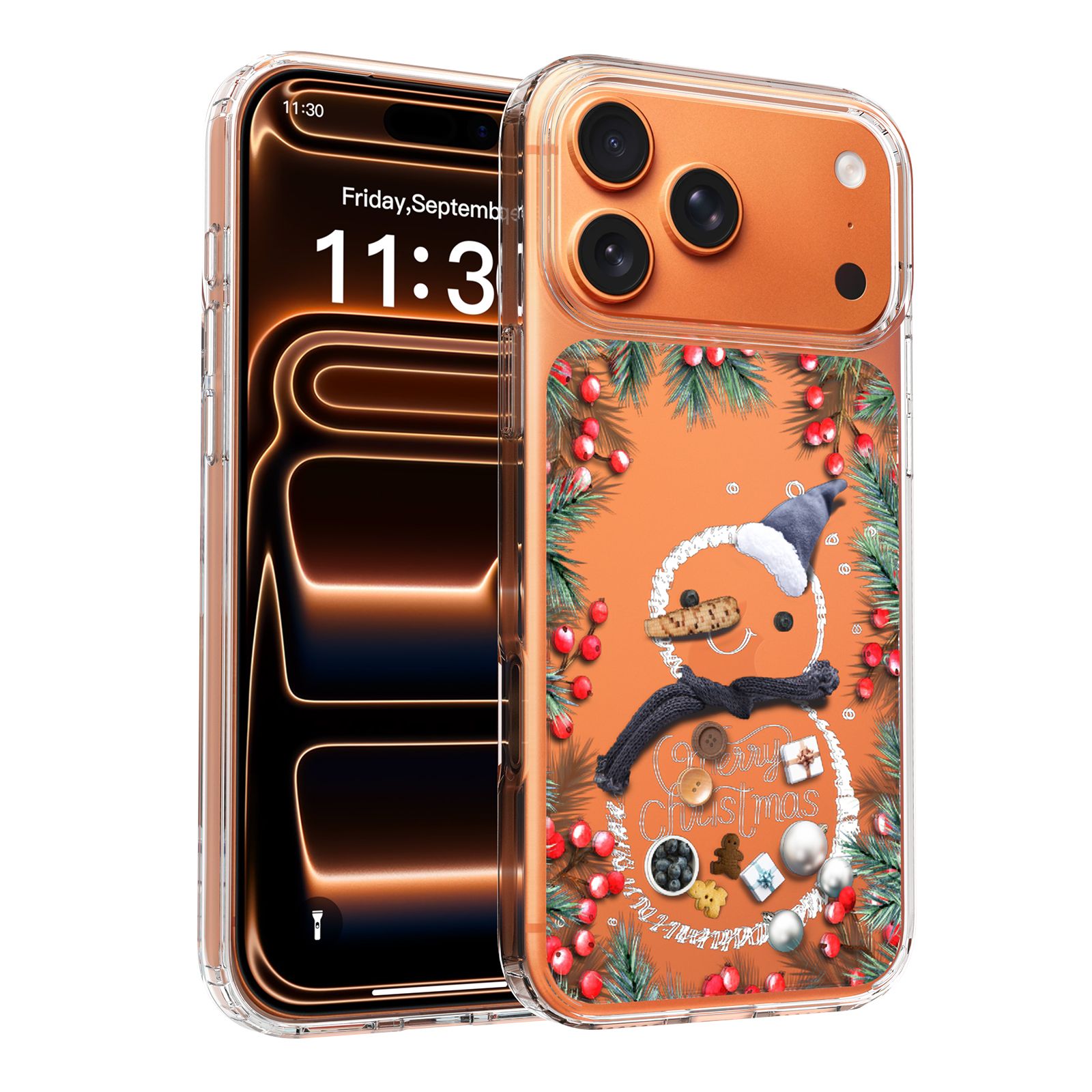Aero Canvas 1.5MM UV Printed Christmas Clear Case — 23