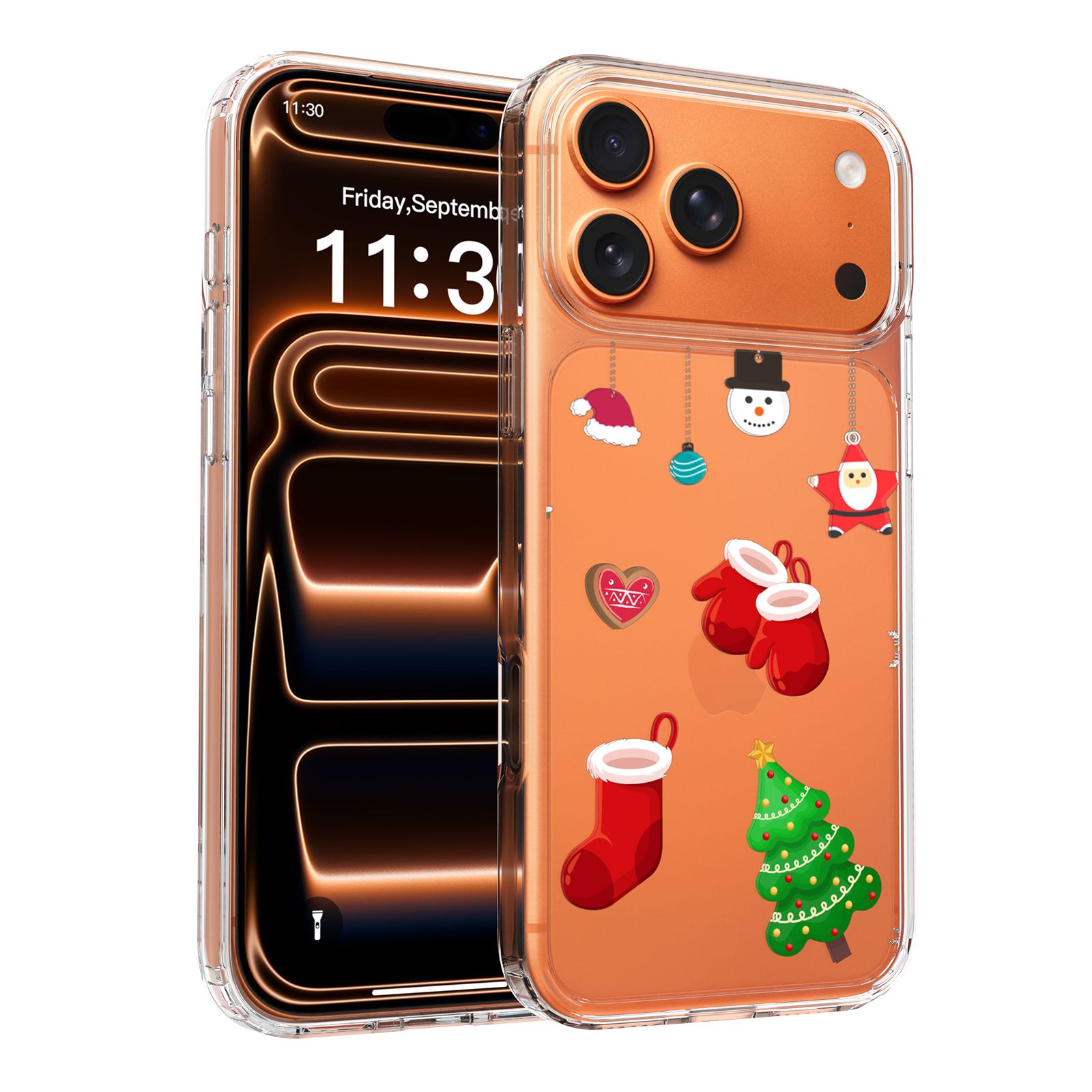Aero Canvas 1.5MM UV Printed Christmas Clear Case — 22