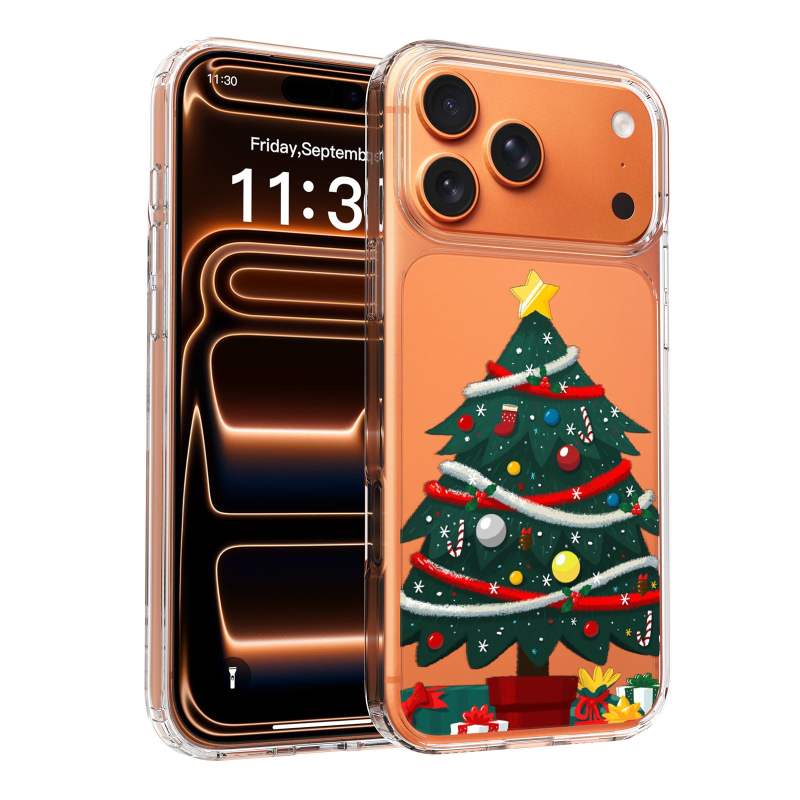 Aero Canvas 1.5MM UV Printed Christmas Clear Case — 13
