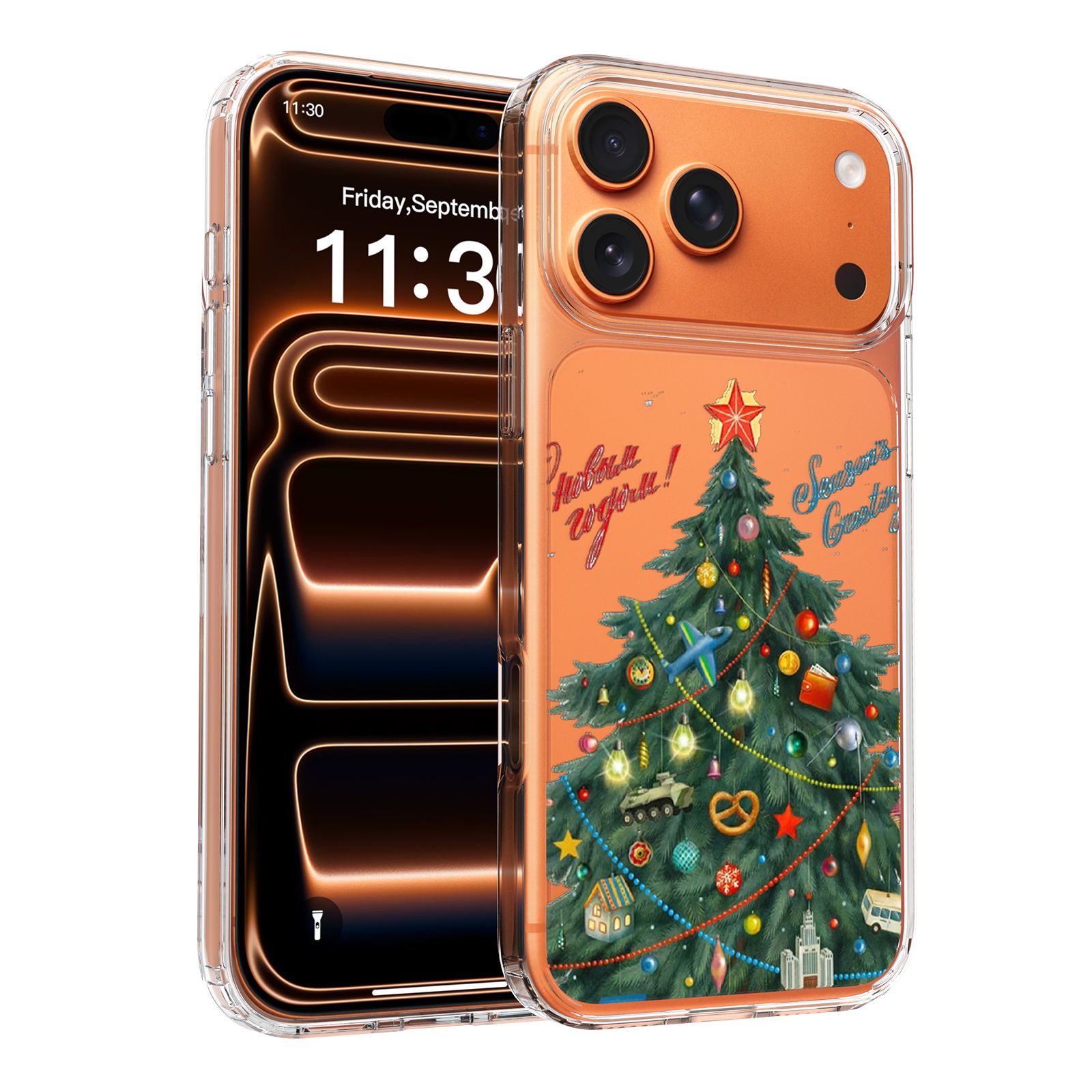 Aero Canvas 1.5MM UV Printed Christmas Clear Case — 11