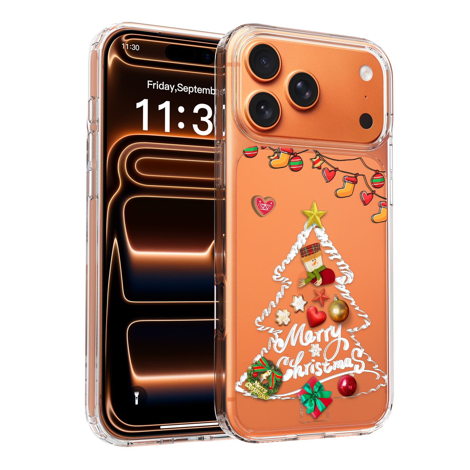Aero Canvas 1.5MM UV Printed Christmas Clear Case — 12
