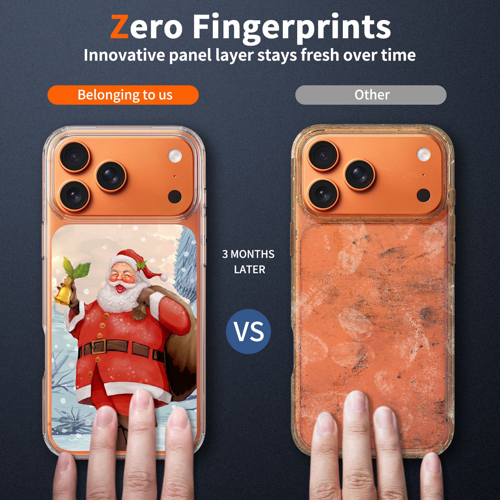 Aero Canvas 1.5MM UV Printed Christmas Clear Case — 8