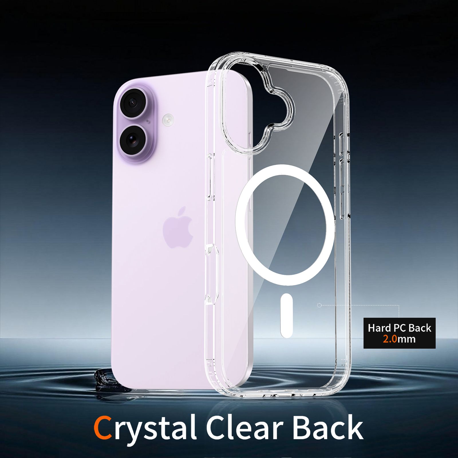 Crystal 2.0MM Anti-Scratch Magnetic Clear Case — 11