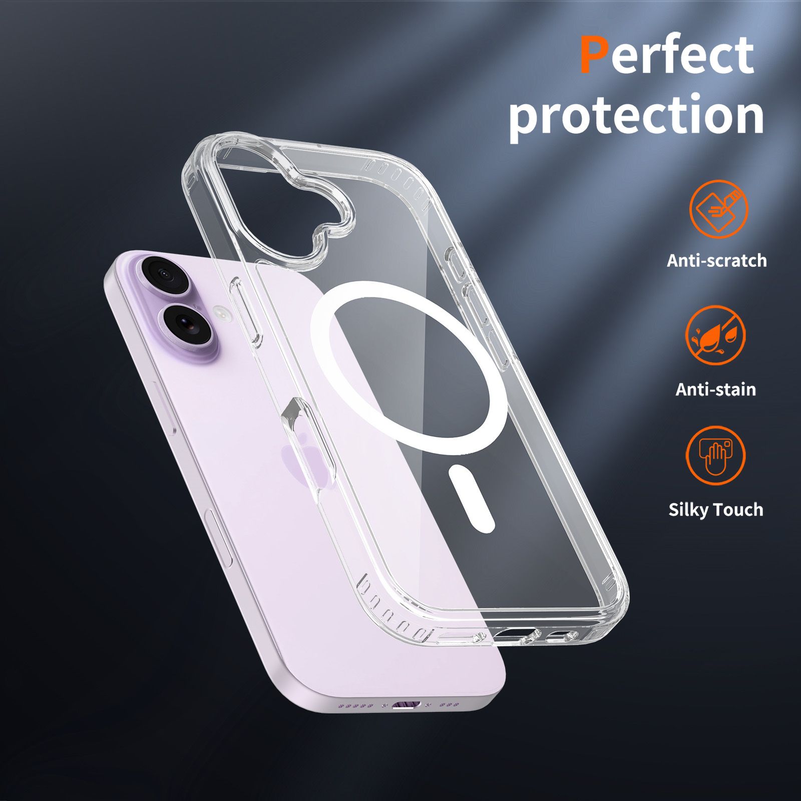 Crystal 2.0MM Anti-Scratch Magnetic Clear Case — 13