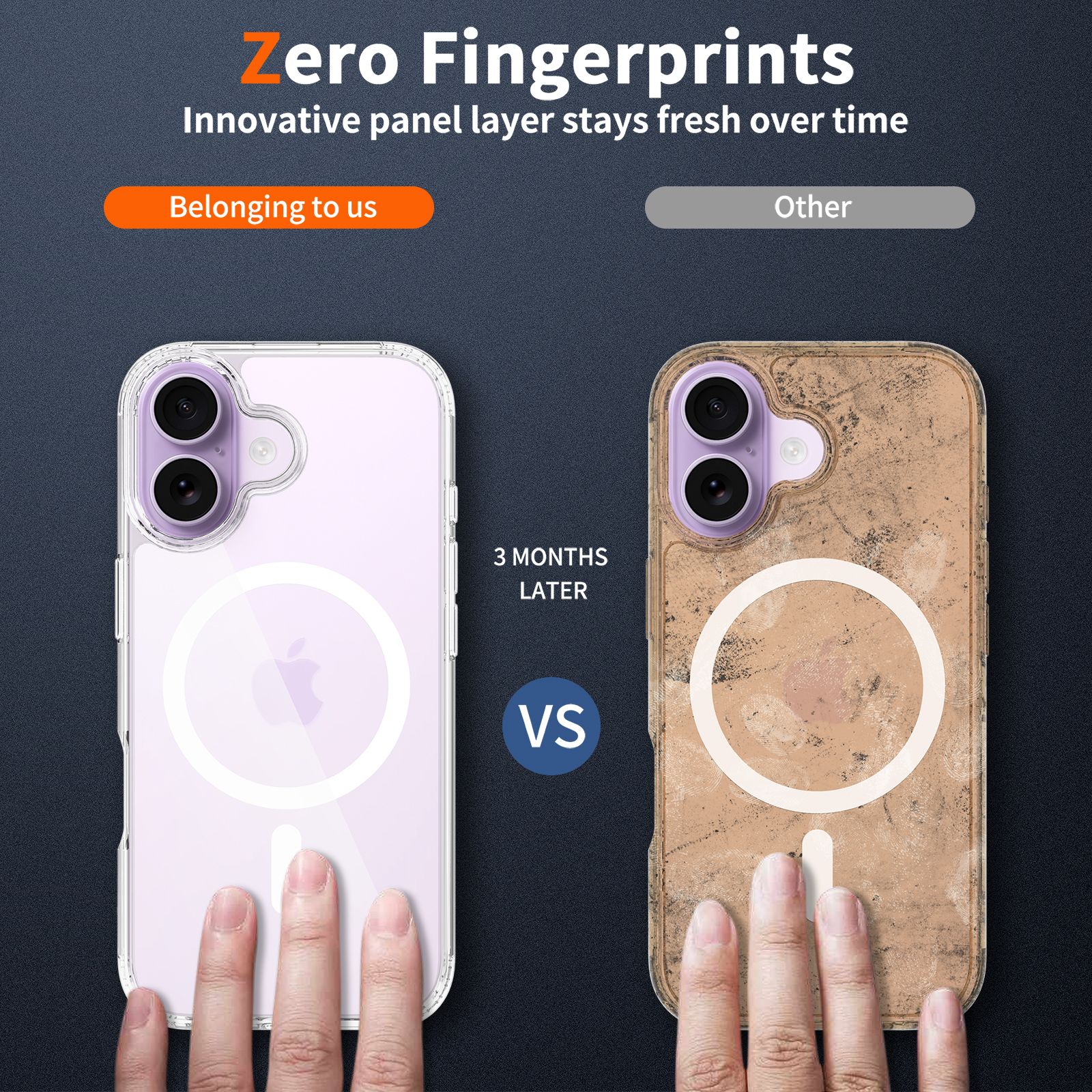 Crystal 2.0MM Anti-Scratch Magnetic Clear Case — 16