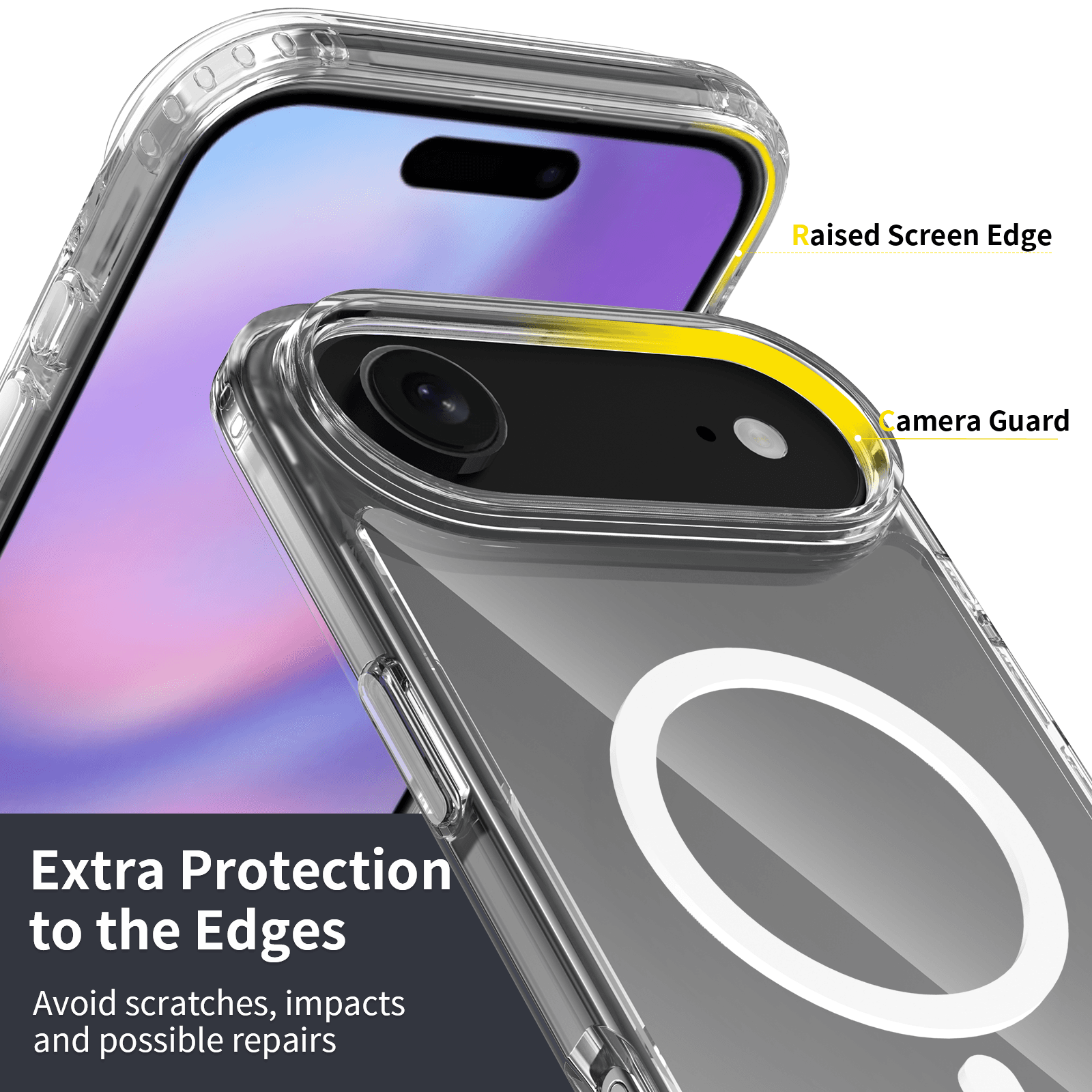 Crystal 2.0MM Anti-Scratch Magnetic Clear Case — 24