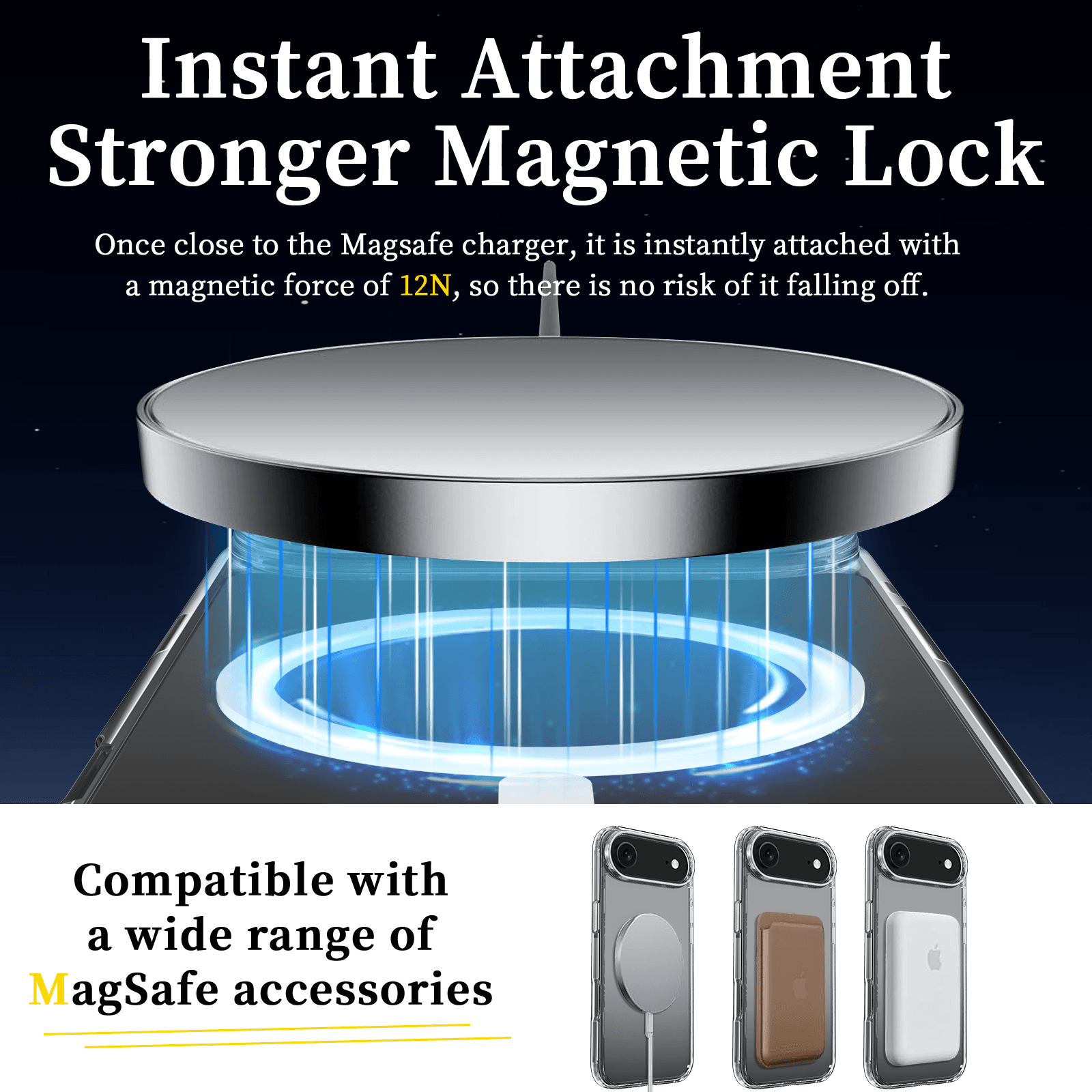 Crystal 2.0MM Anti-Scratch Magnetic Clear Case — 26