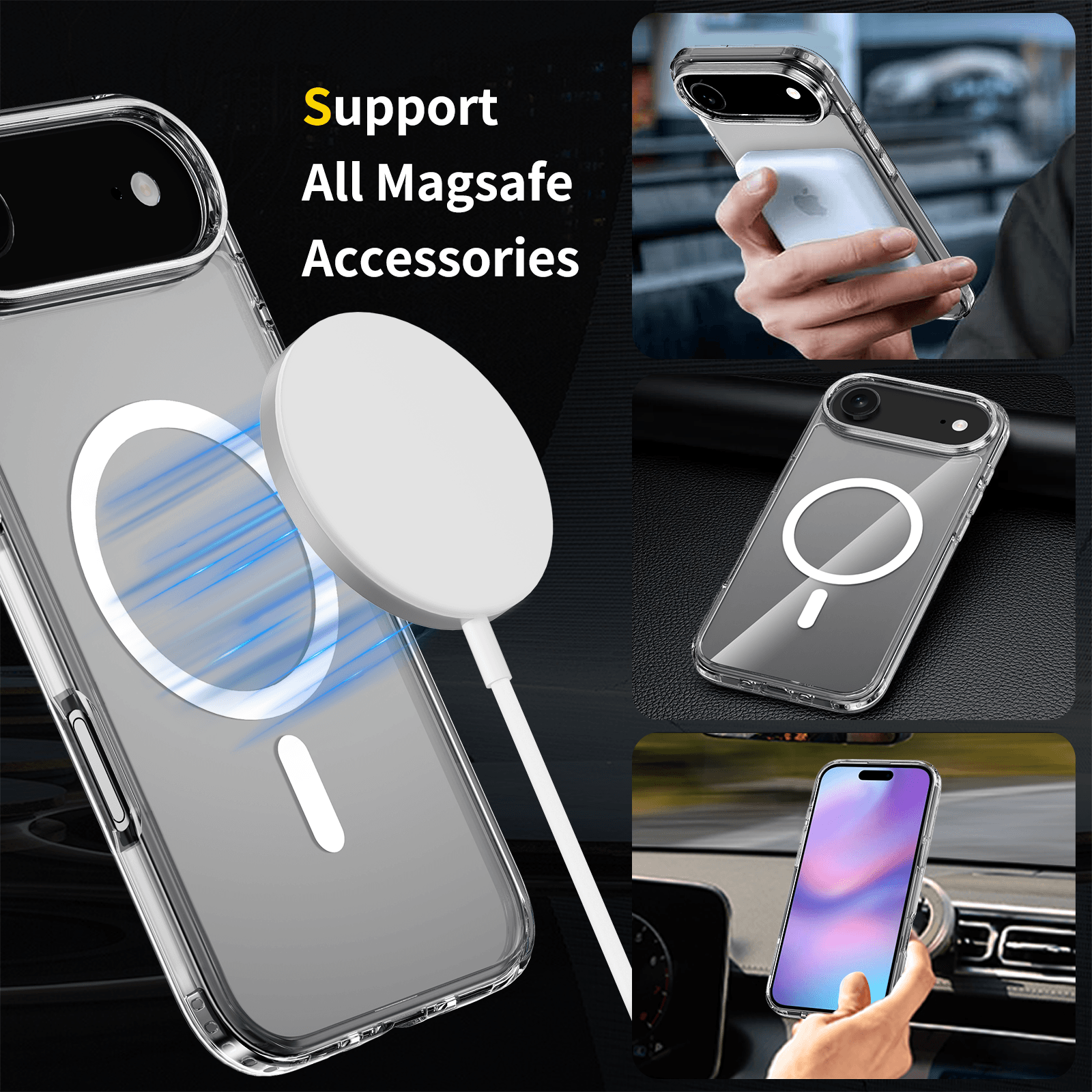 Crystal 2.0MM Anti-Scratch Magnetic Clear Case — 27
