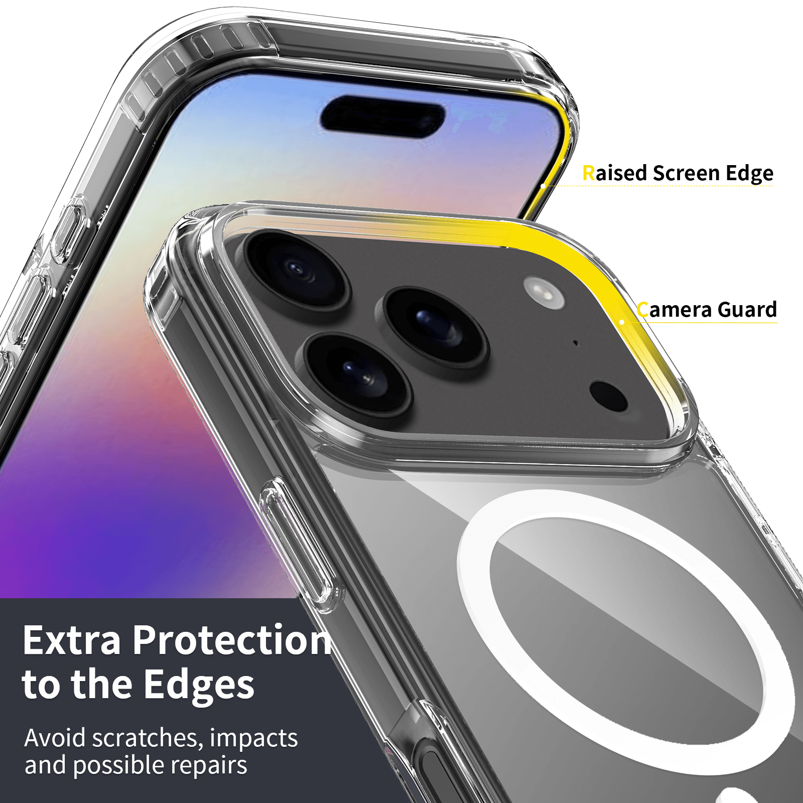 Crystal 2.0MM Anti-Scratch Magnetic Clear Case — 36