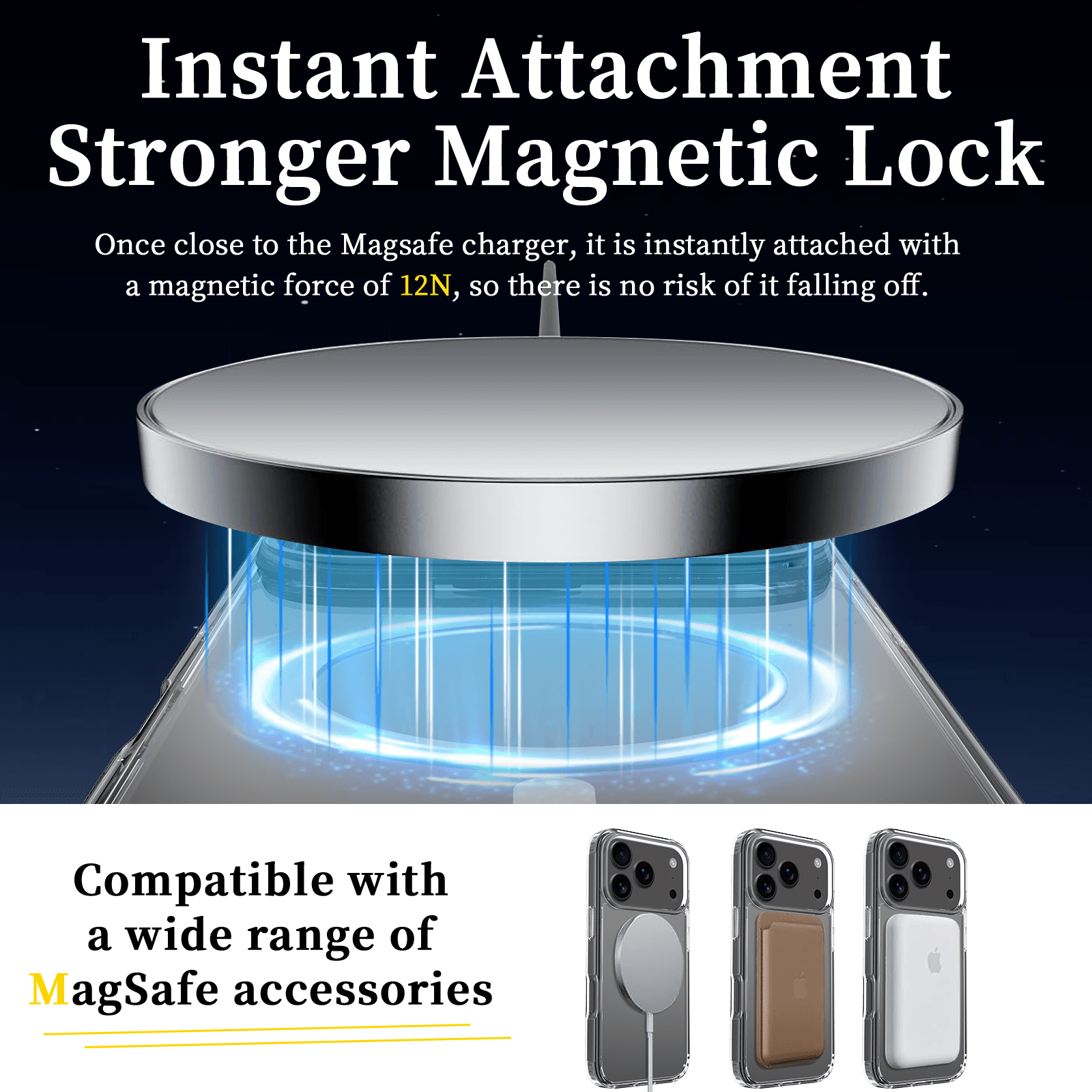 Crystal 2.0MM Anti-Scratch Magnetic Clear Case — 38