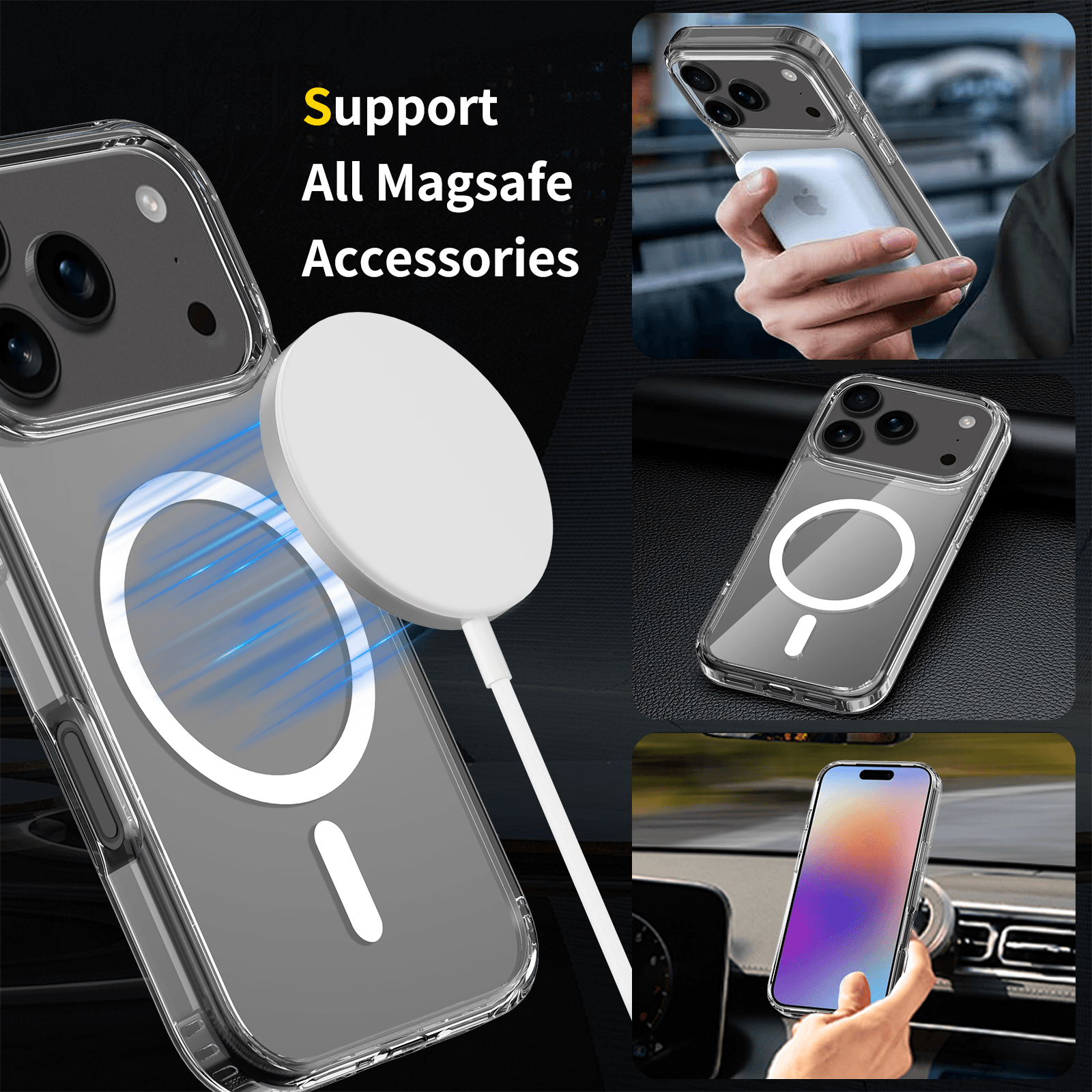 Crystal 2.0MM Anti-Scratch Magnetic Clear Case — 39